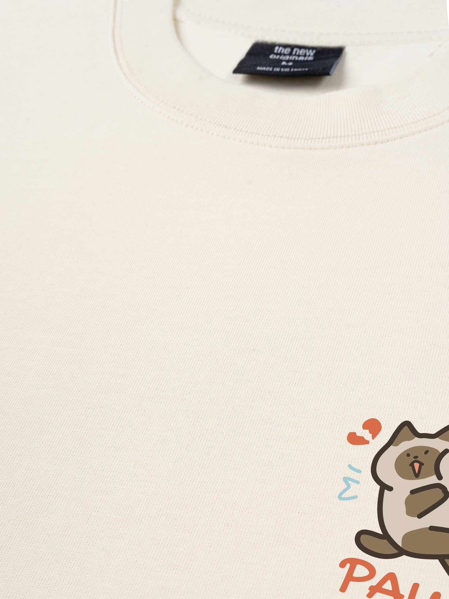 Áo Thun Relaxed Fit Paws Luv Cat Couple