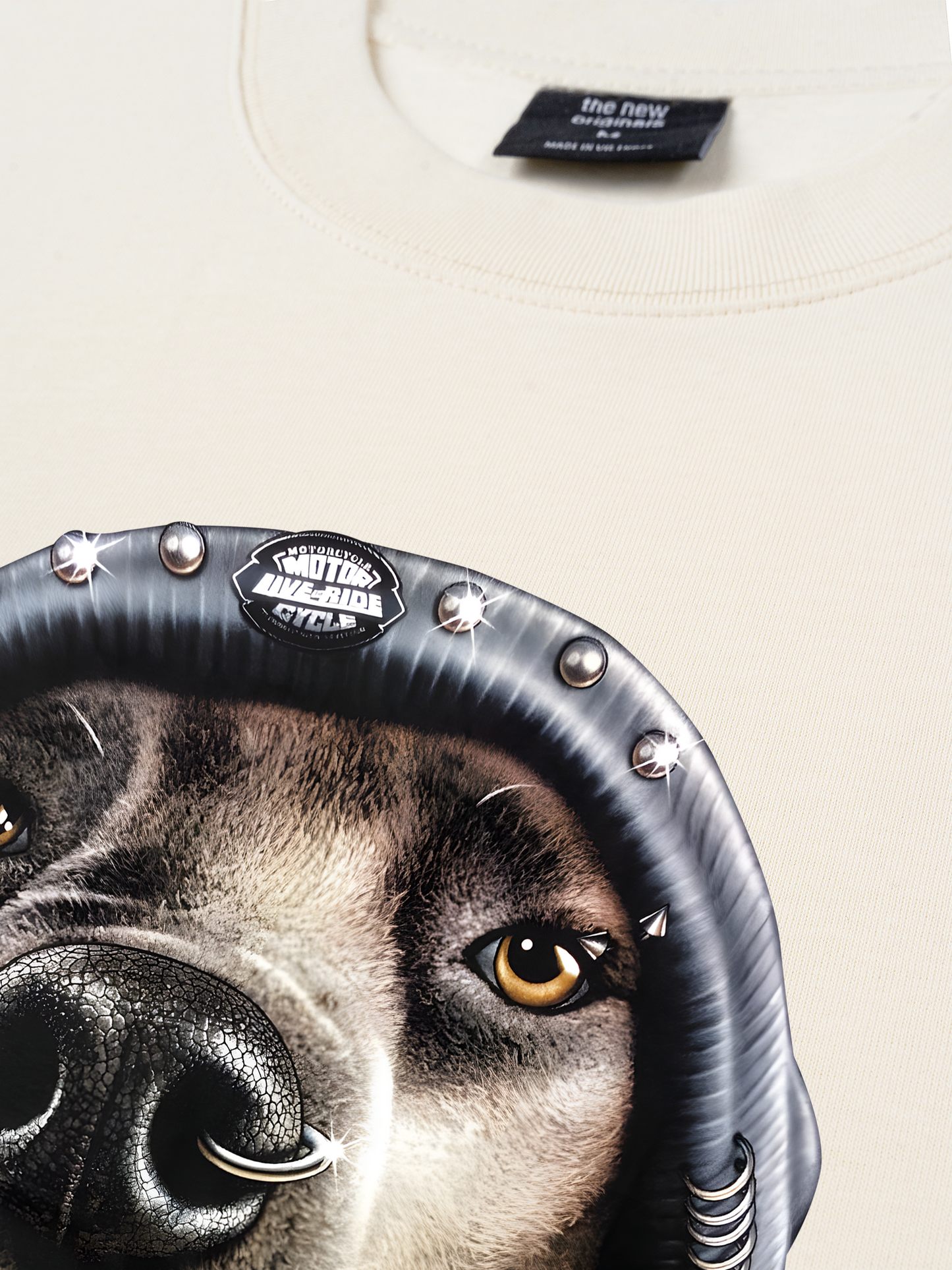 Áo Thun Relaxed Fit Animal Mood Smokey Dog