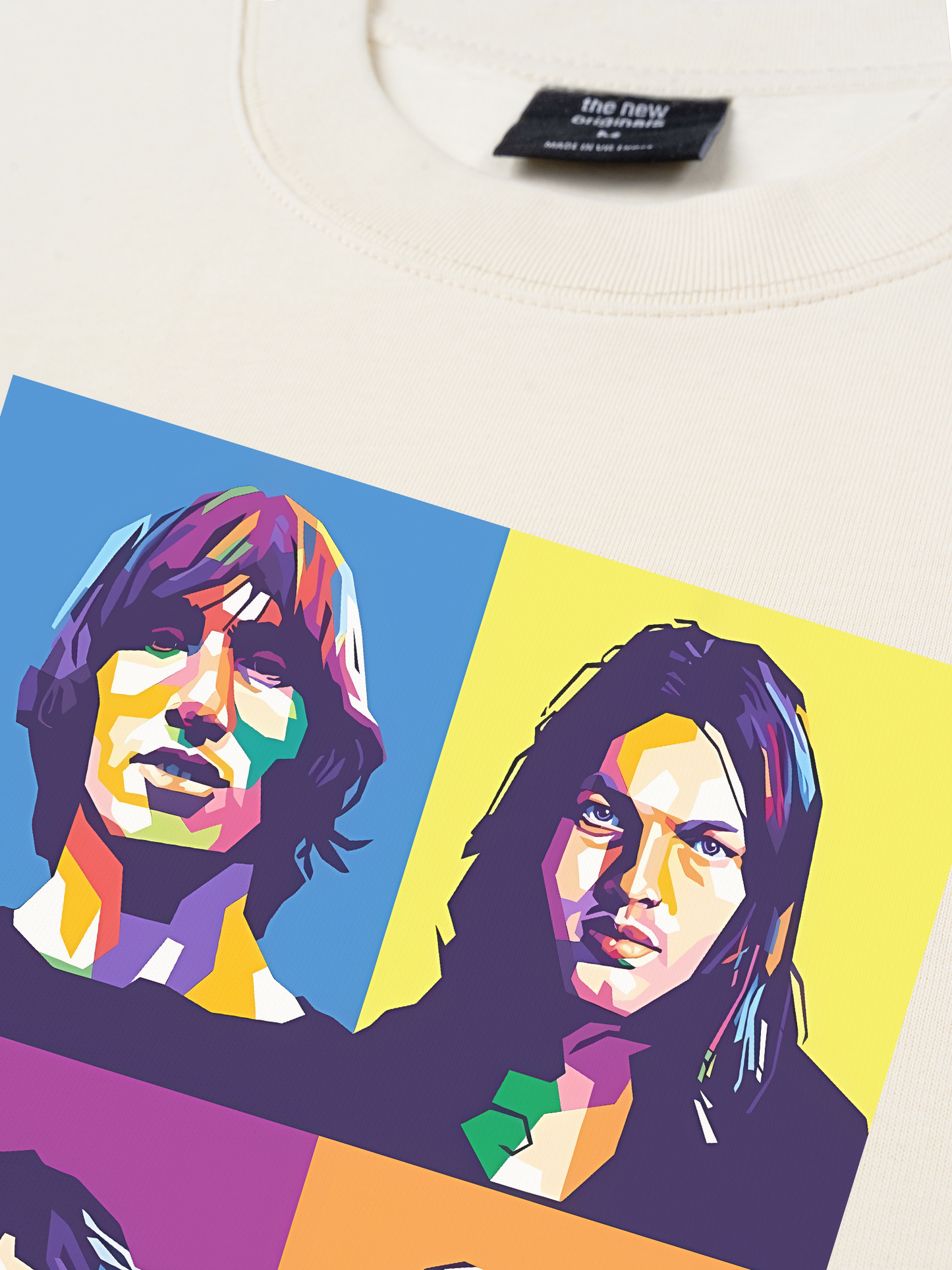 Áo Thun Relaxed Fit Pink Floyd Band Poster