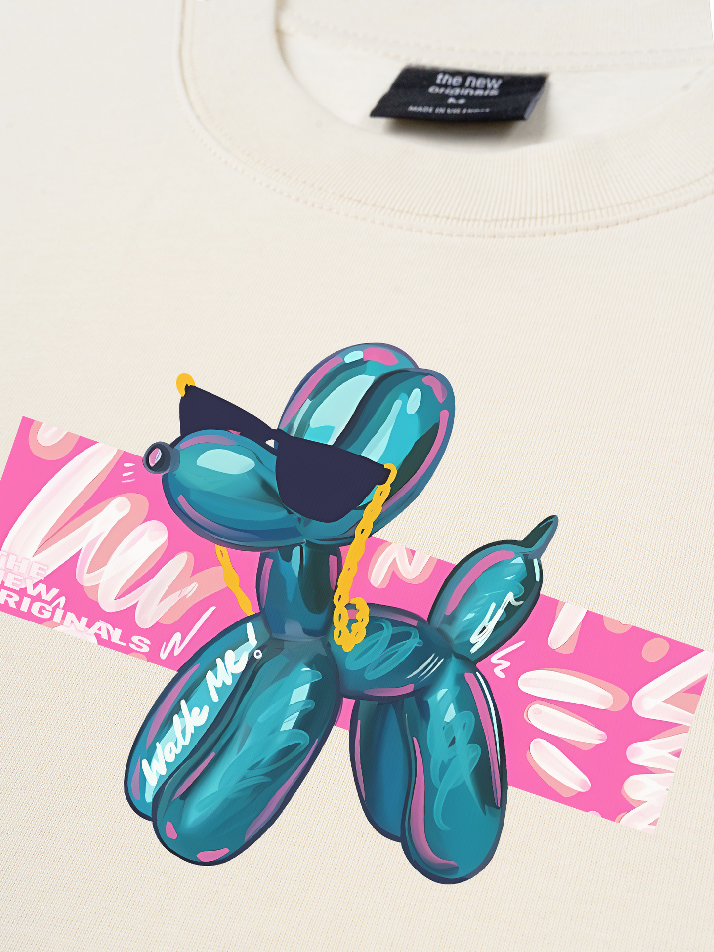 Áo Thun Relaxed Fit Iconic Balloon Dog Walk Me