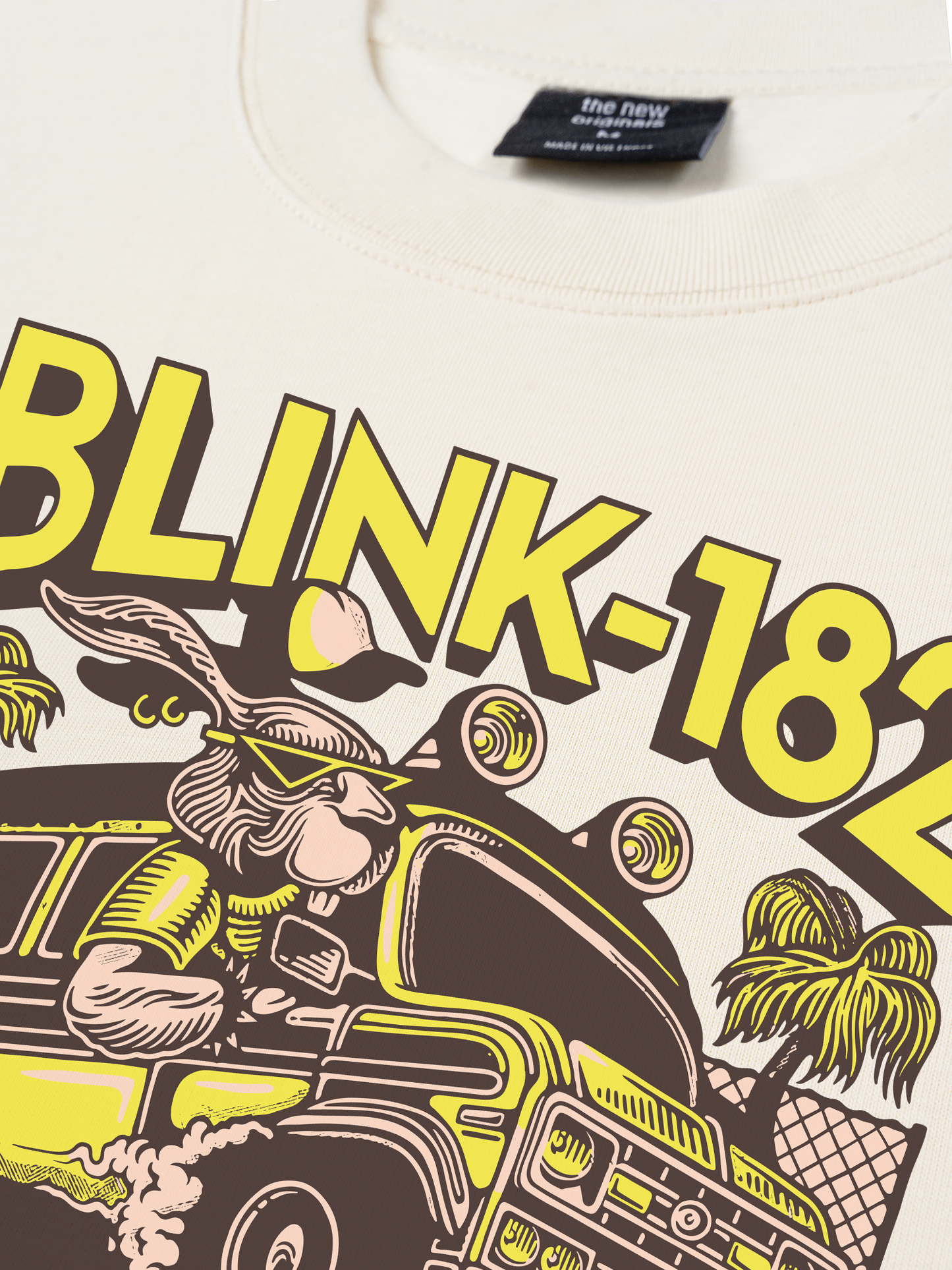 Áo Thun Relaxed Fit Blink 182 Cool Rabbit
