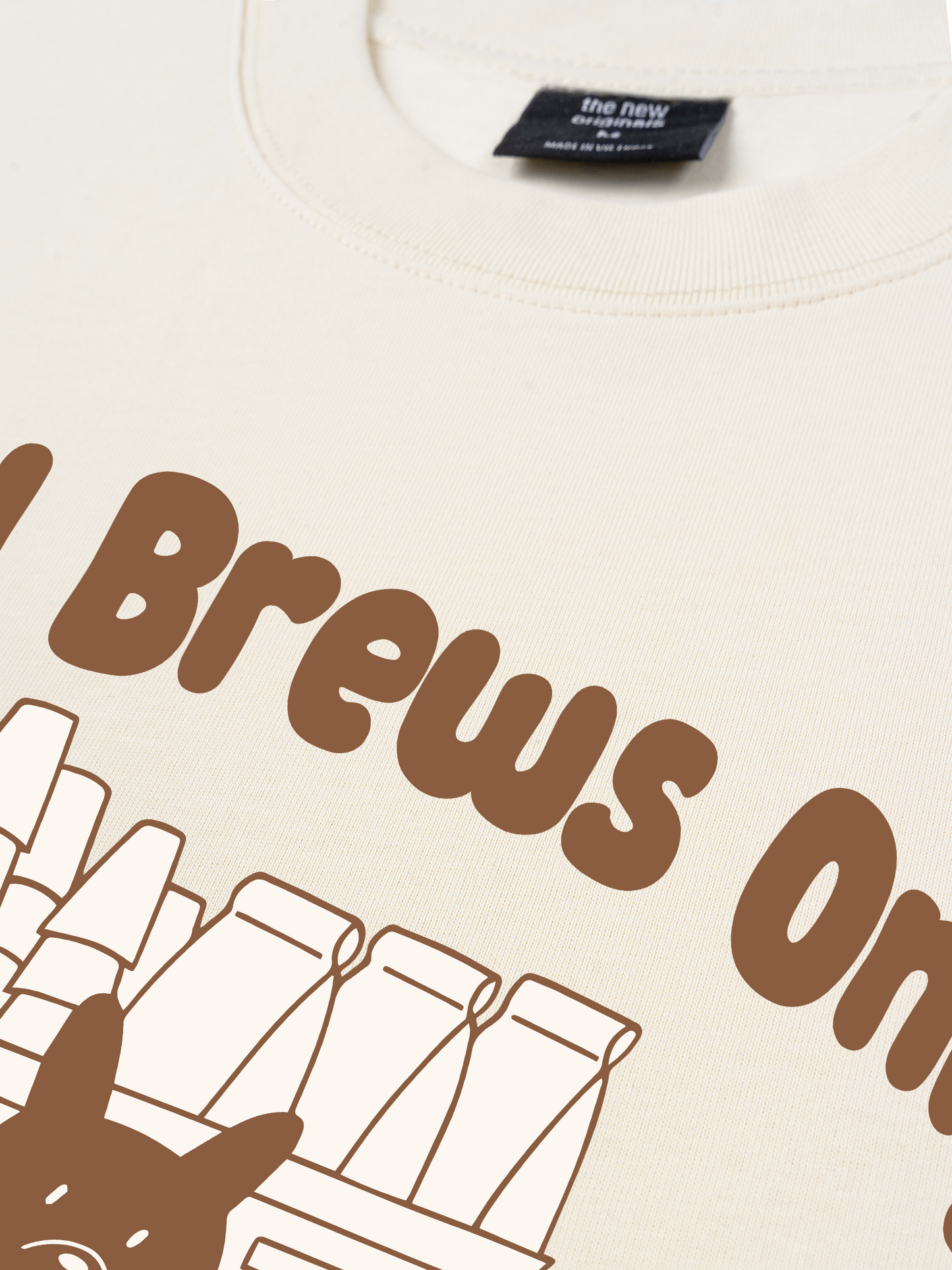 Áo Thun Relaxed Fit Good Brews Only