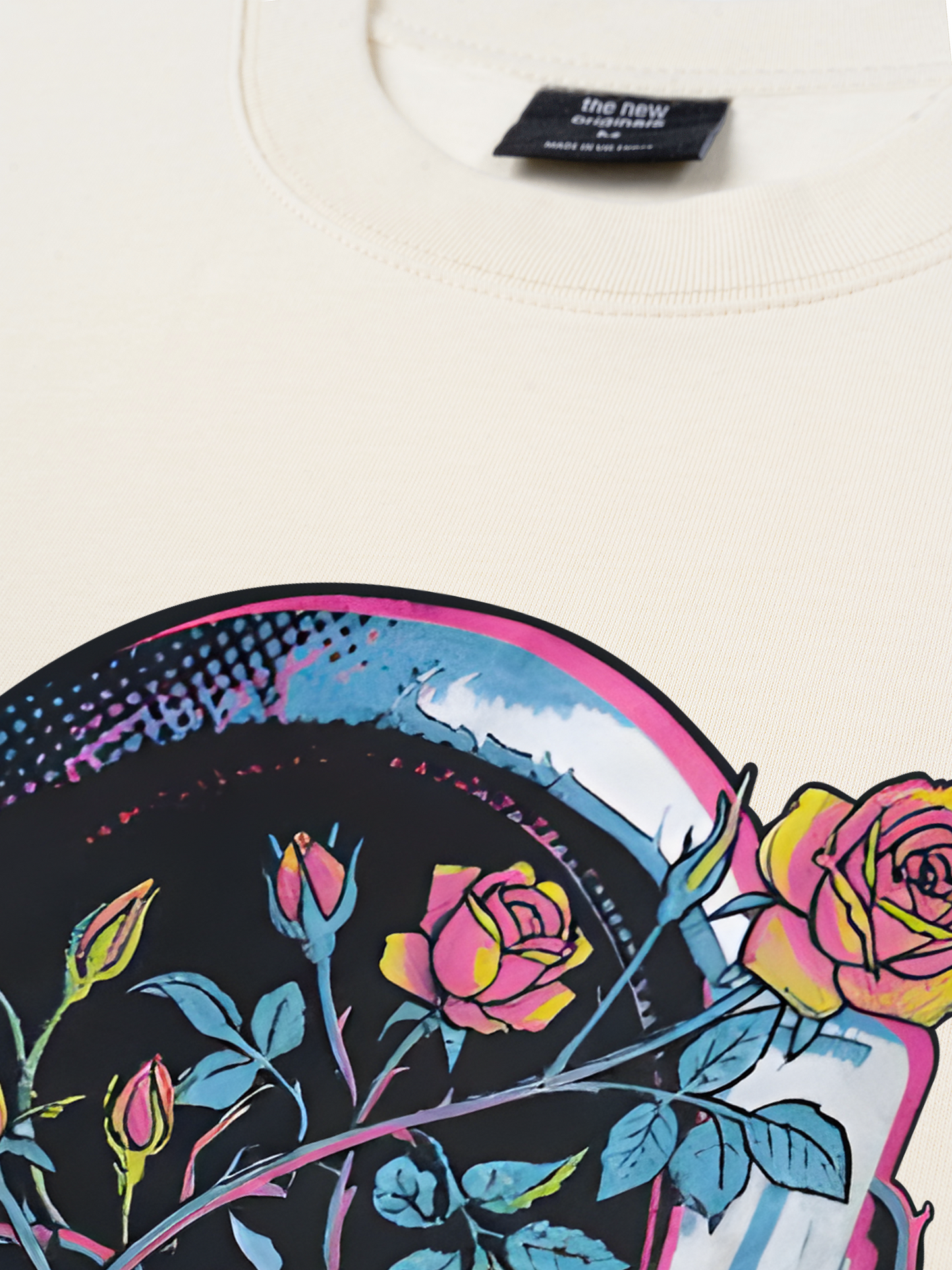 Áo Thun Relaxed Fit Cosmic Blooms