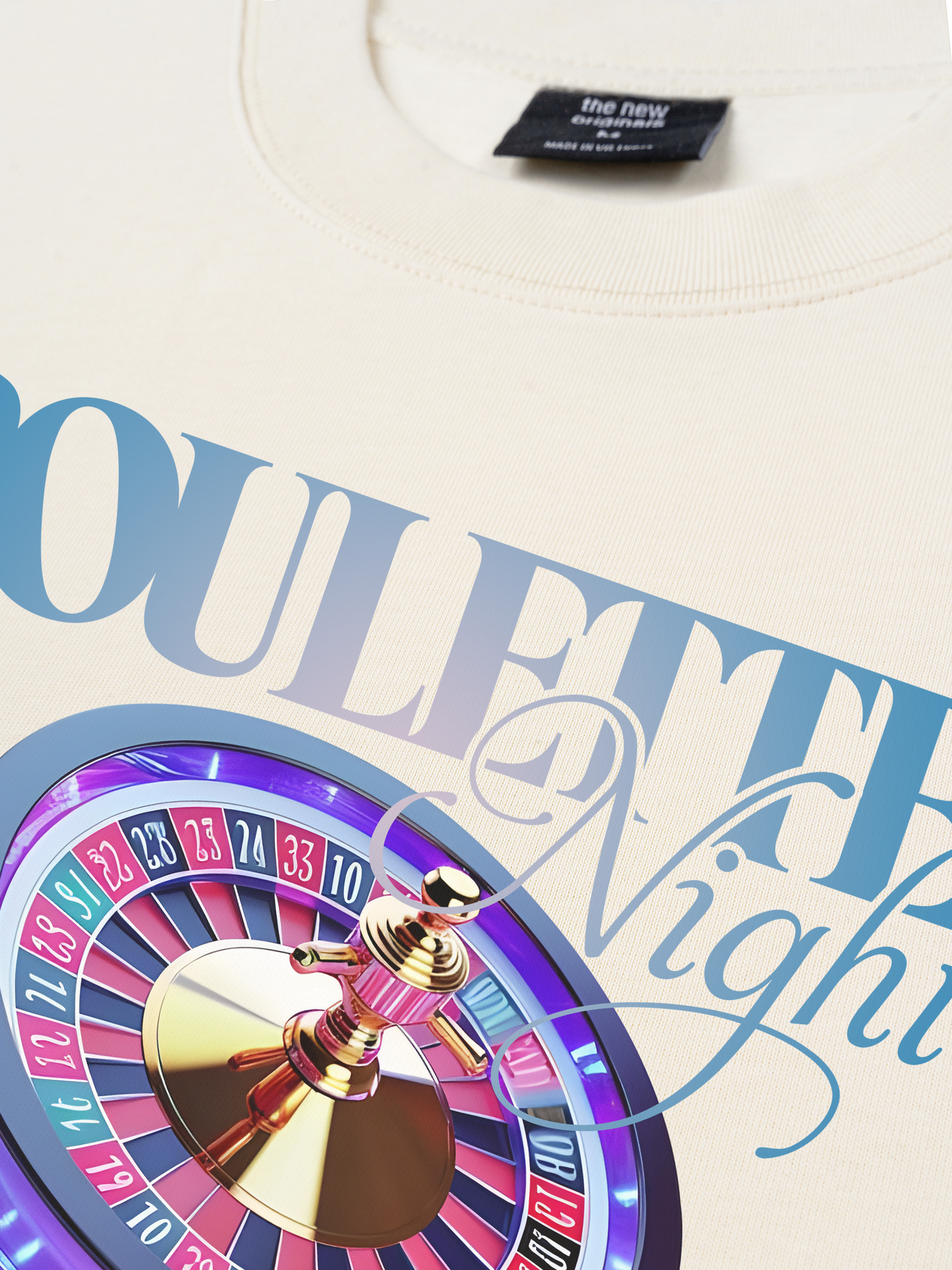 Áo Thun Relaxed Fit Lucky Roulette Night