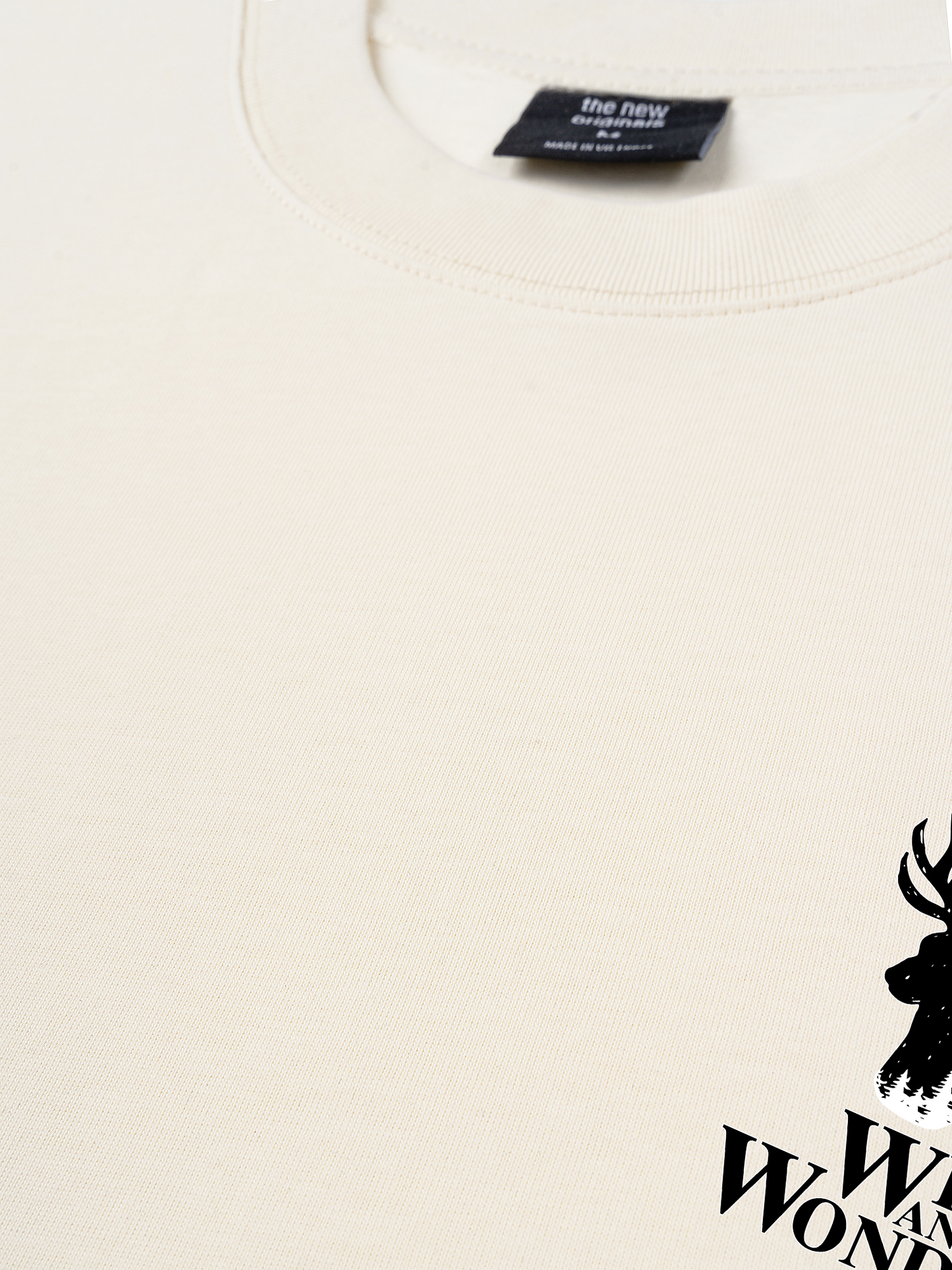 Áo Thun Relaxed Fit Deer Be Wild And Wonder