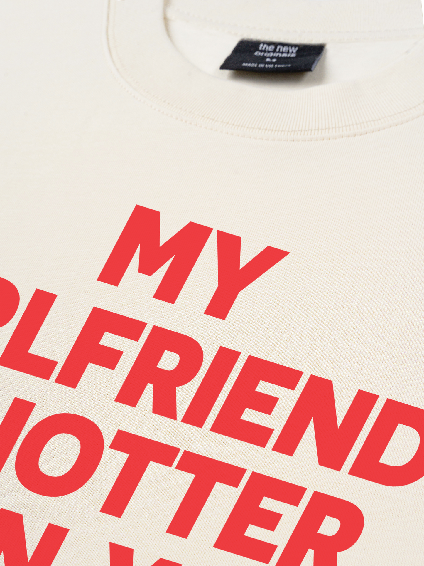 Áo Thun Relaxed Fit Life Vibe My Girlfriend