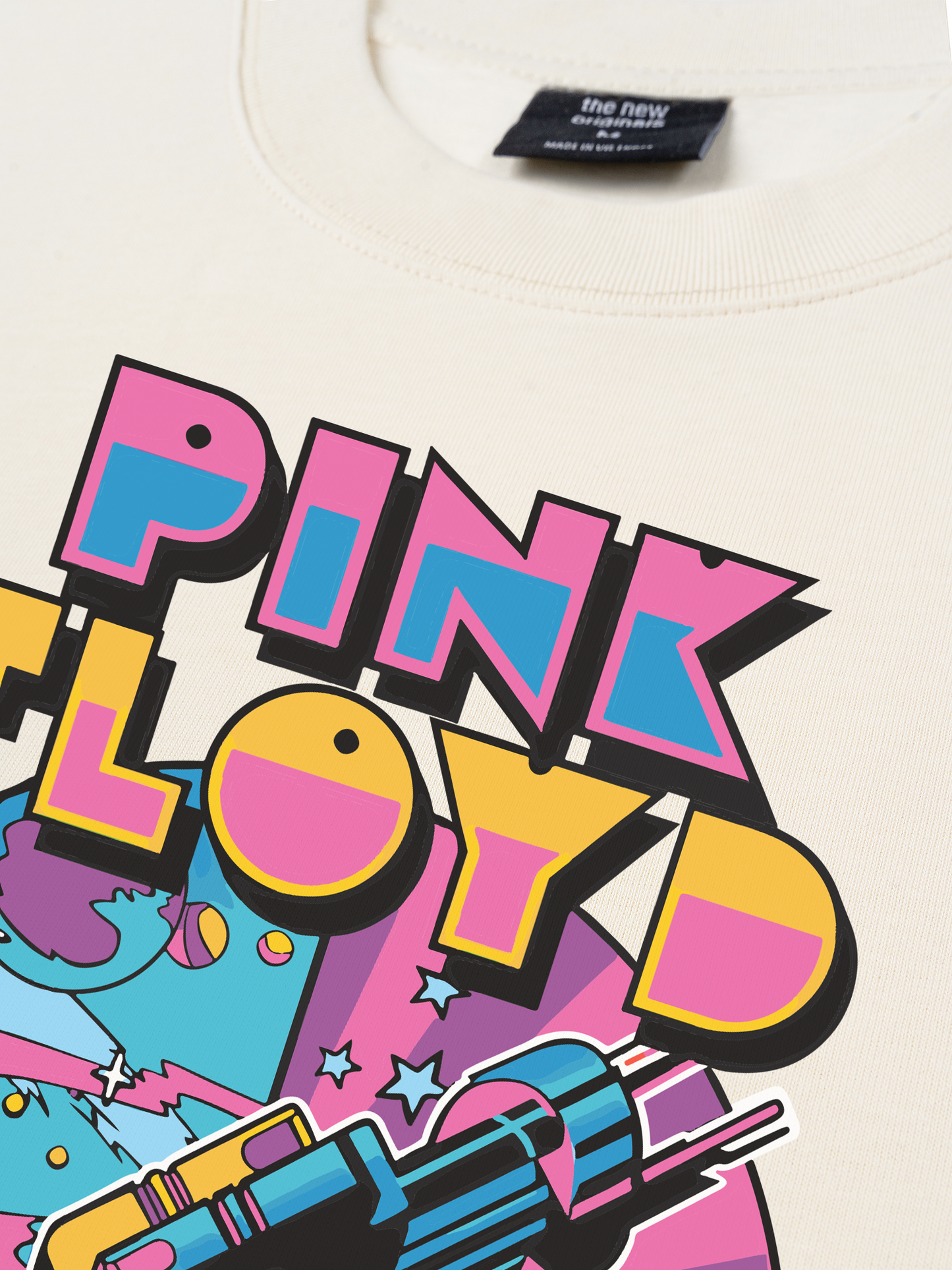 Áo Thun Relaxed Fit Pink Floyd Colorful