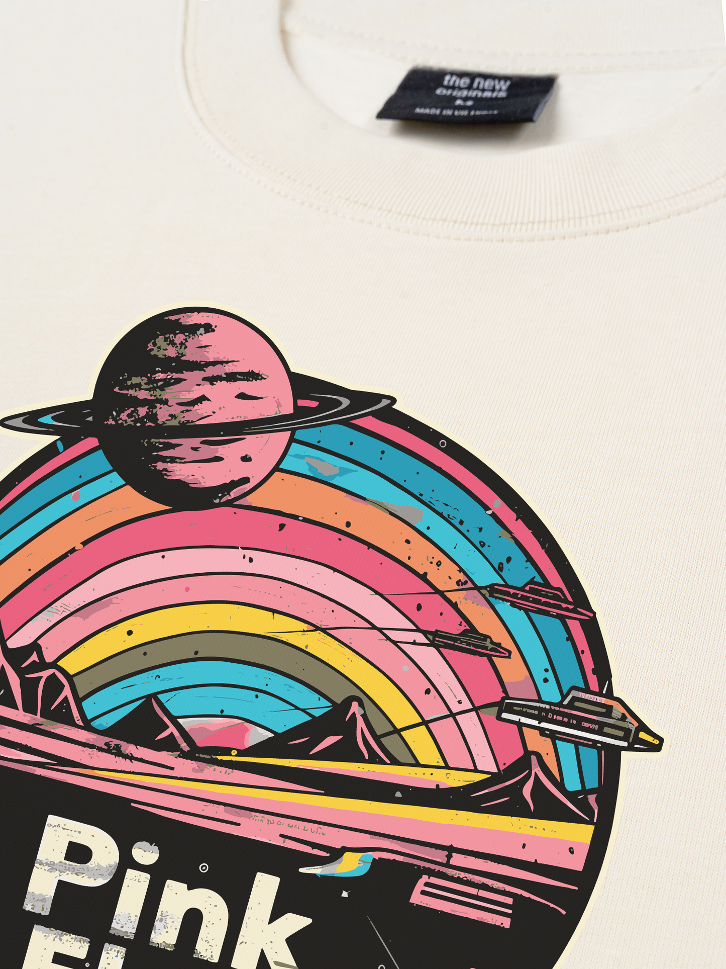 Áo Thun Relaxed Fit Pink Floyd Dark Side Of The Moon Album