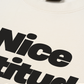 Áo Thun Relaxed Fit Life Vibe Nice Attitude