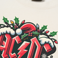 Áo Thun Relaxed Fit Music Rock AC DC Christmas Sign