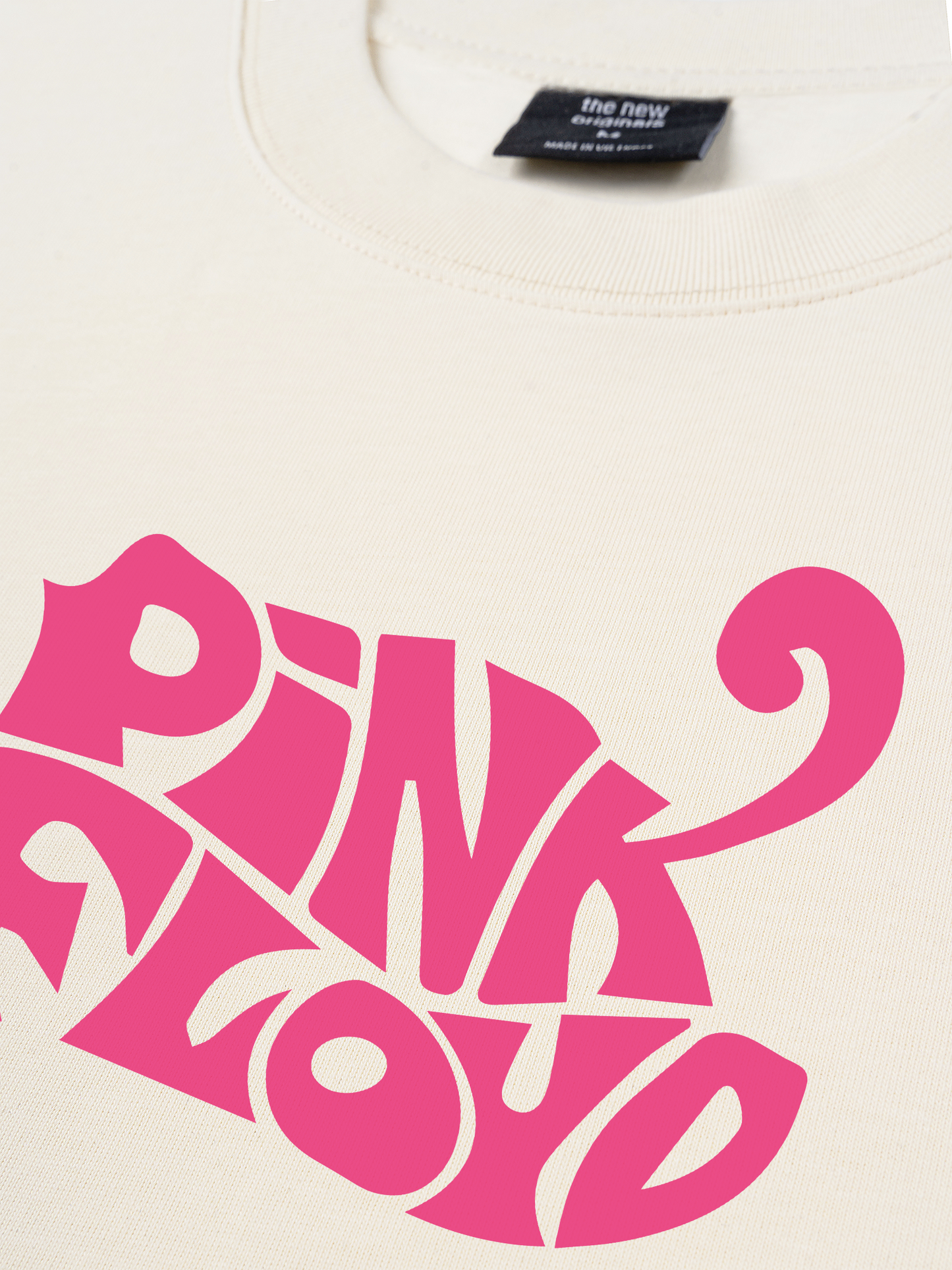 Áo Thun Relaxed Fit Pink Floyd Logo Pink