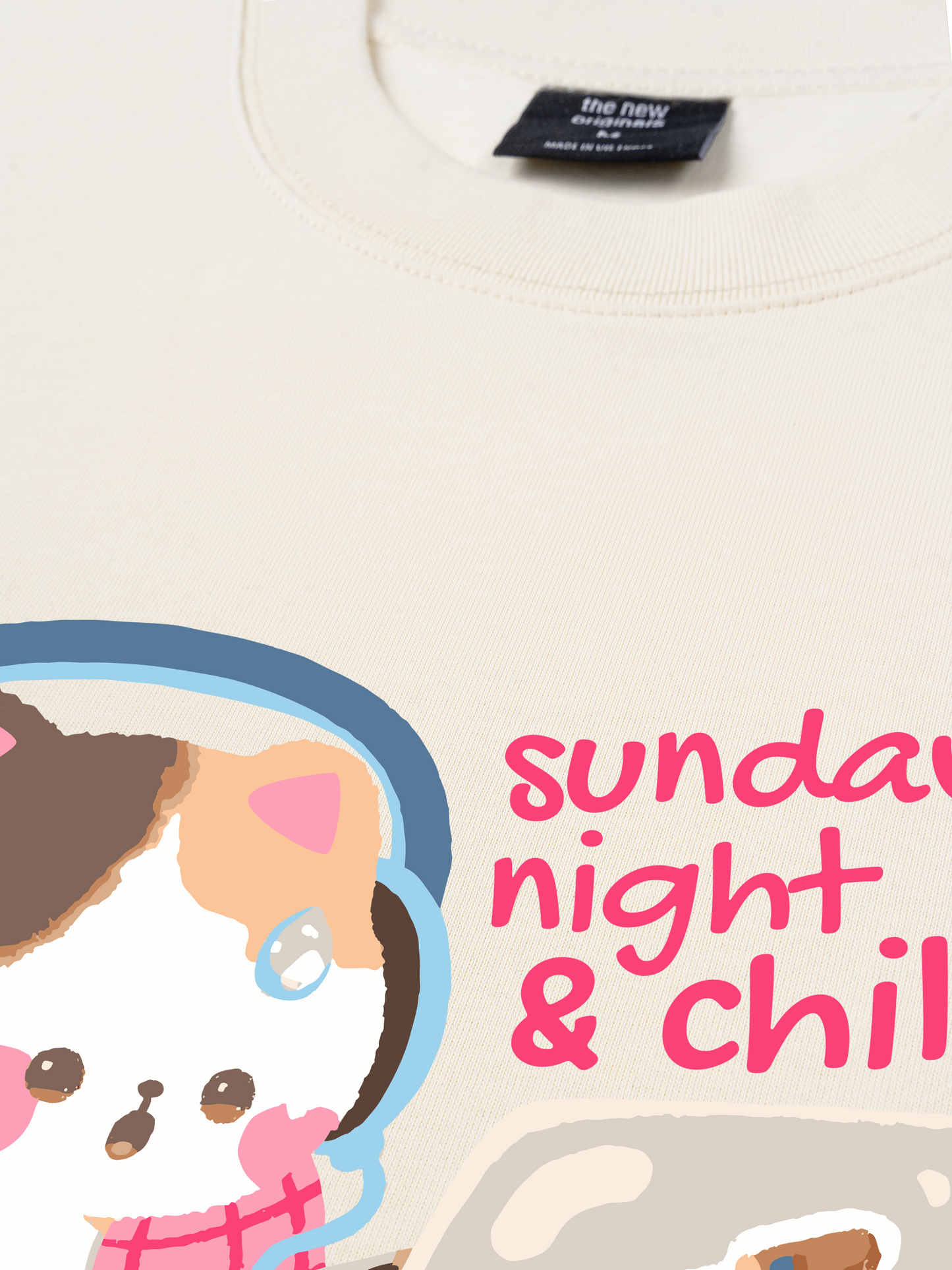 Áo Thun Relaxed Fit Sunday Night & Chill