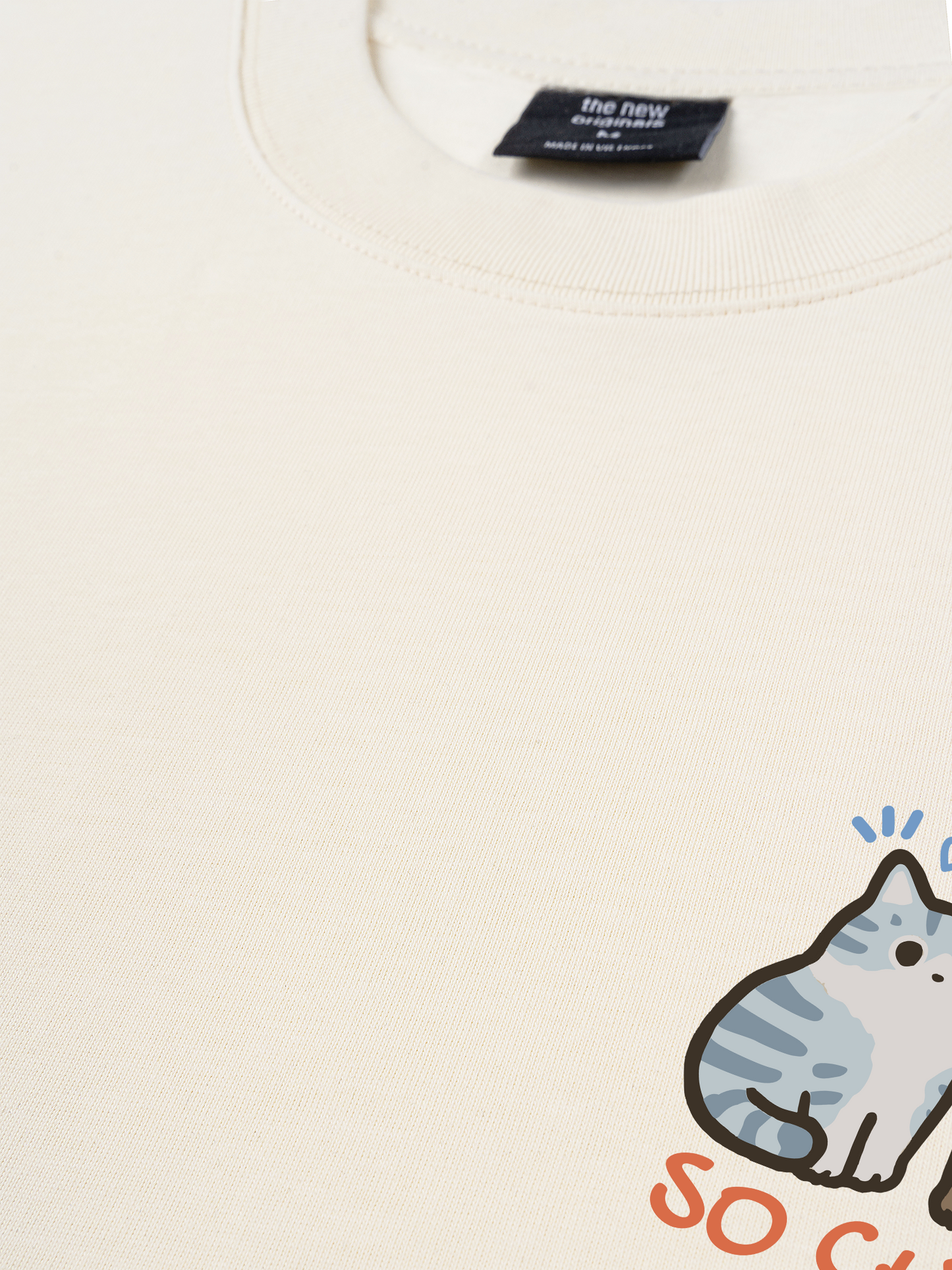 Áo Thun Relaxed Fit So Cute Cat Couple