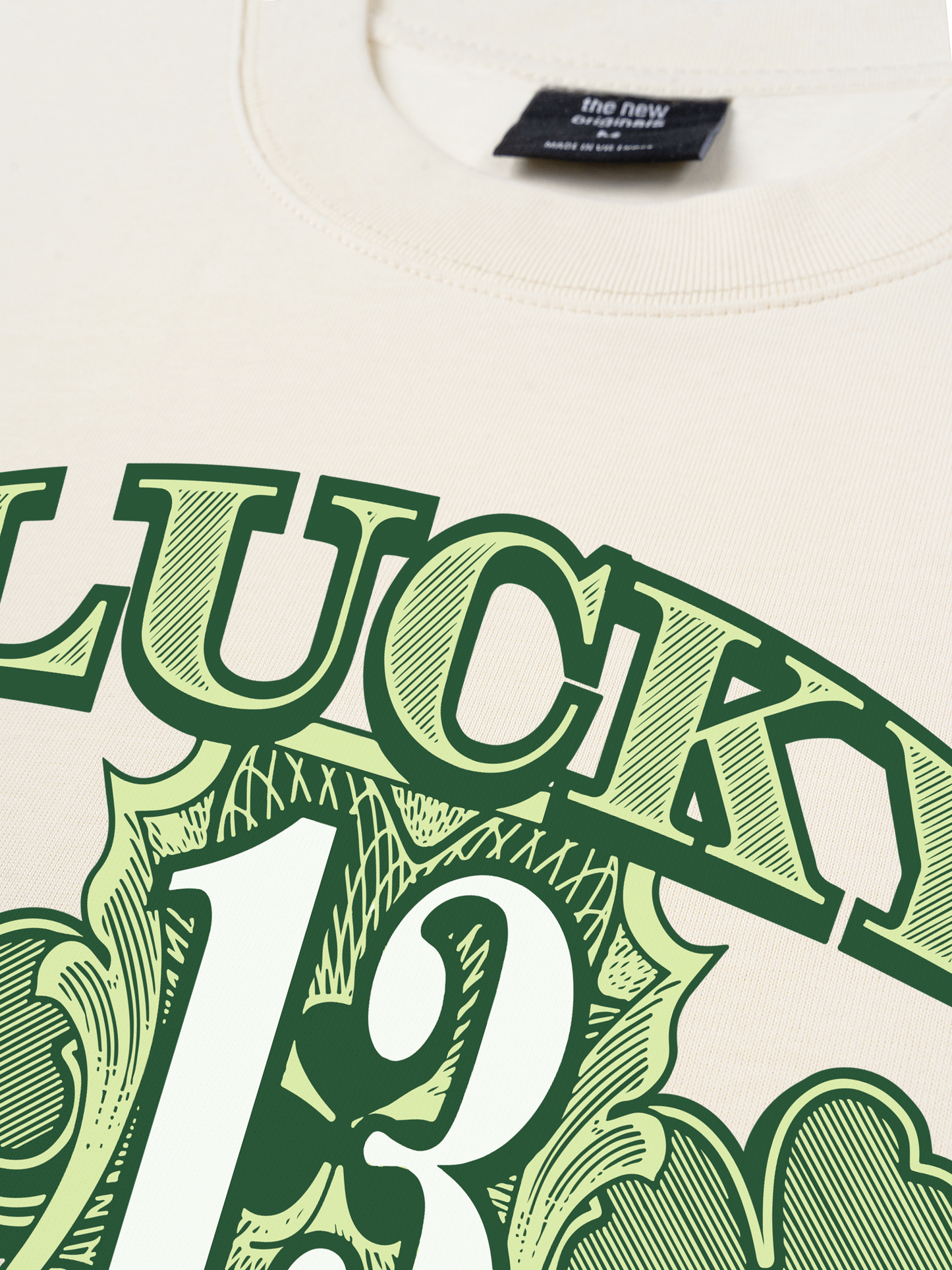 Áo Thun Relaxed Fit Lucky Thirdteen Clover