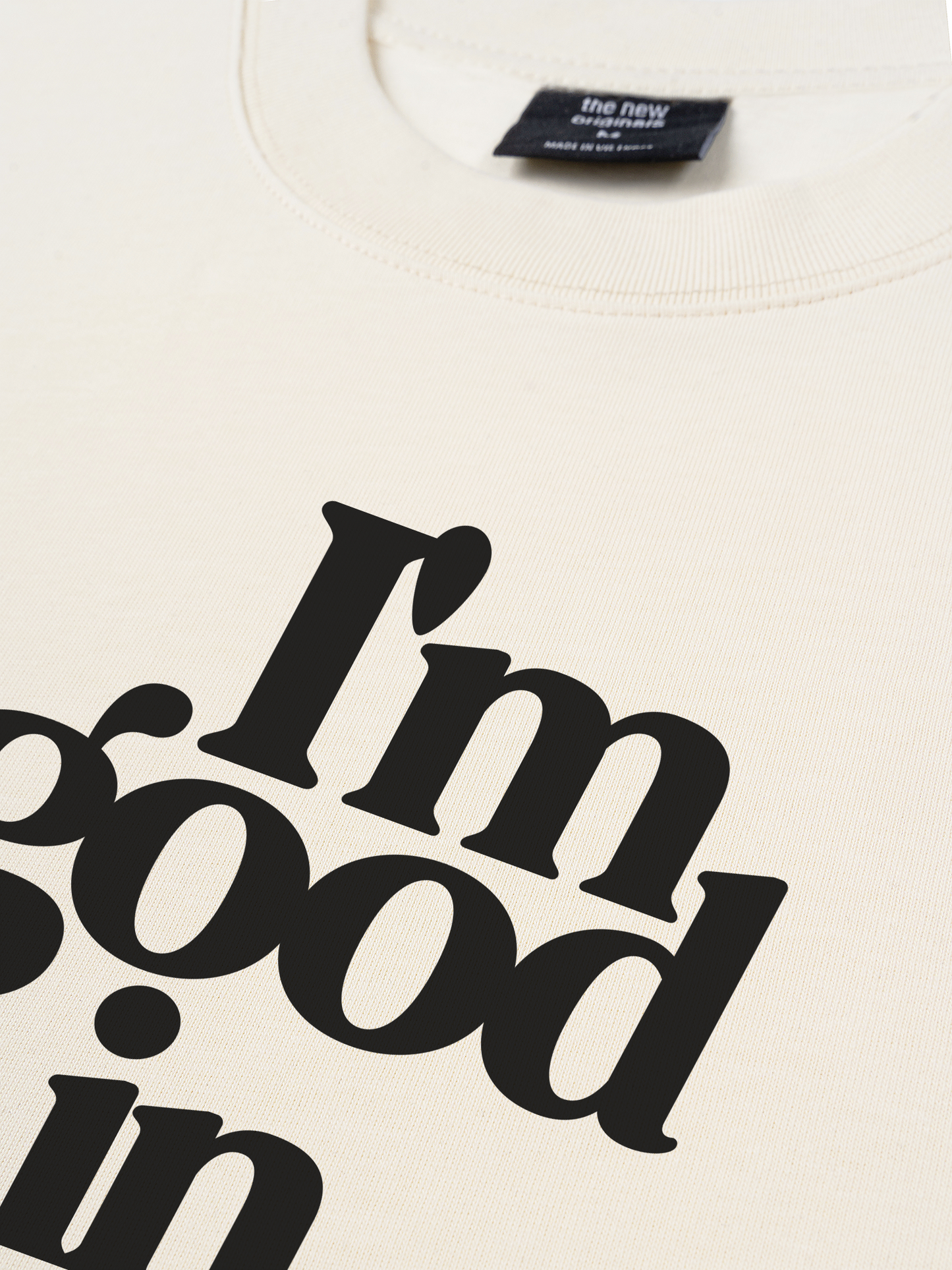 Áo Thun Relaxed Fit Life Vibe Good In Bed