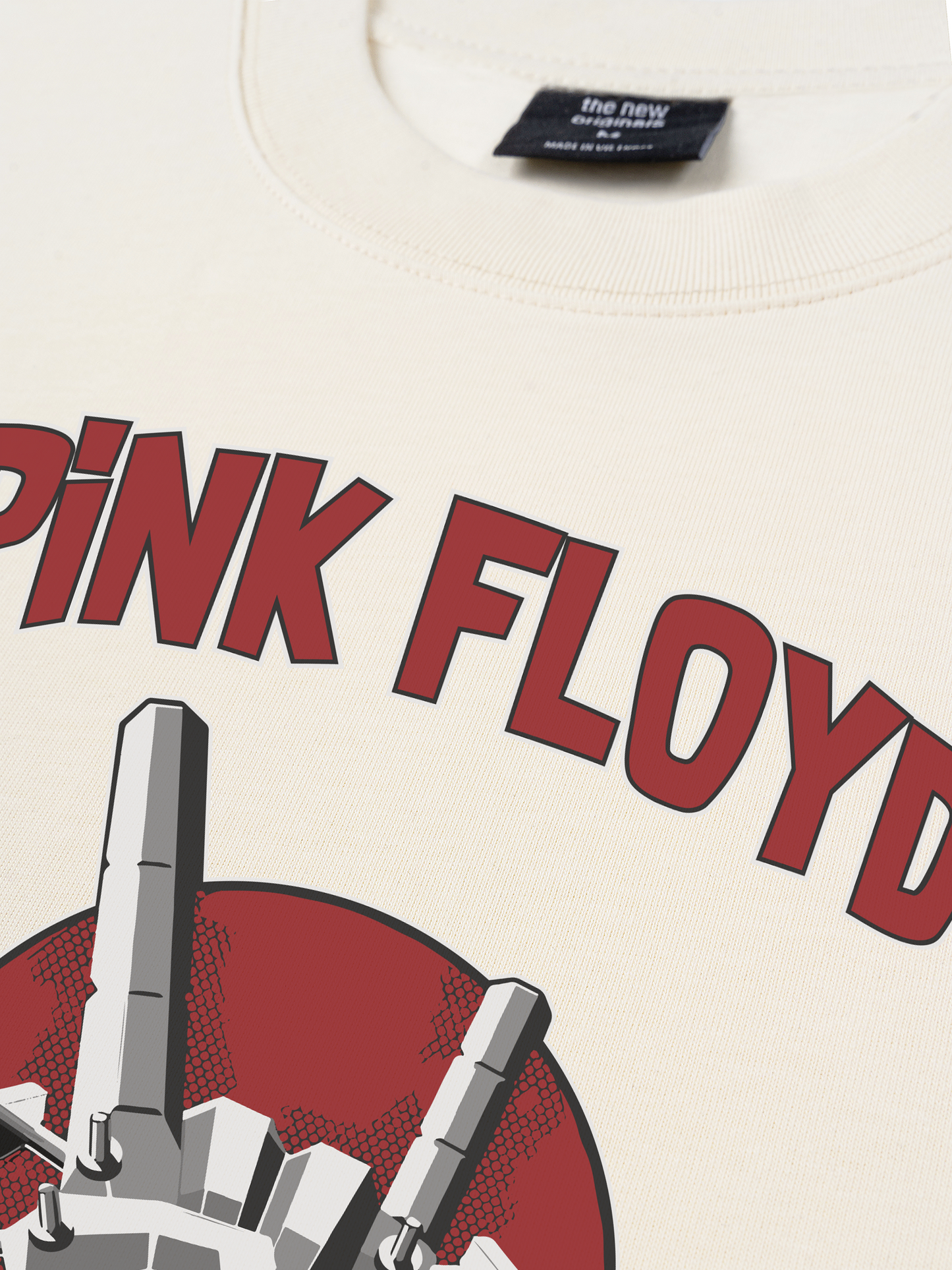 Áo Thun Relaxed Fit Pink Floyd Guitar