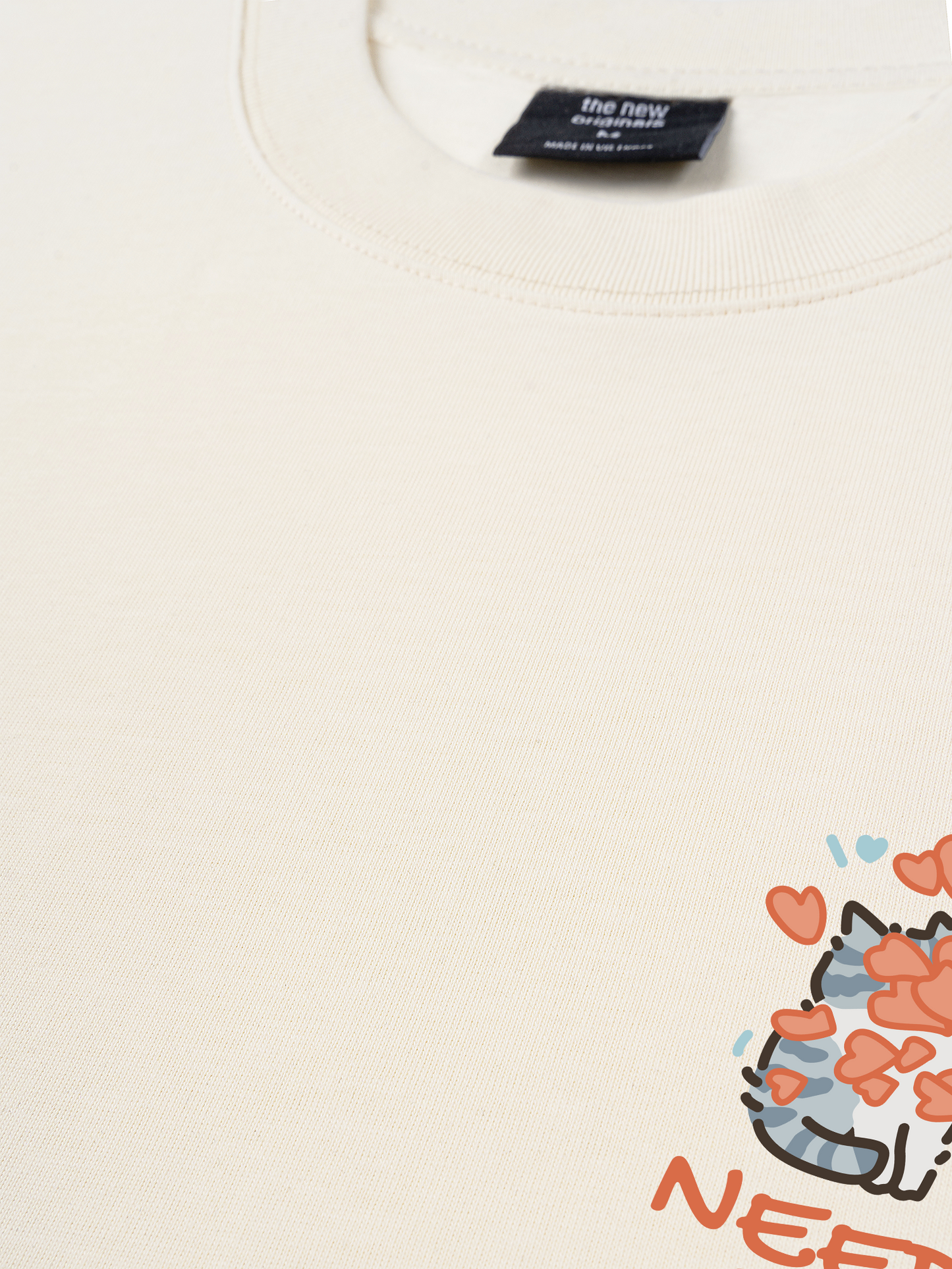 Áo Thun Relaxed Fit Need You Cat Couple
