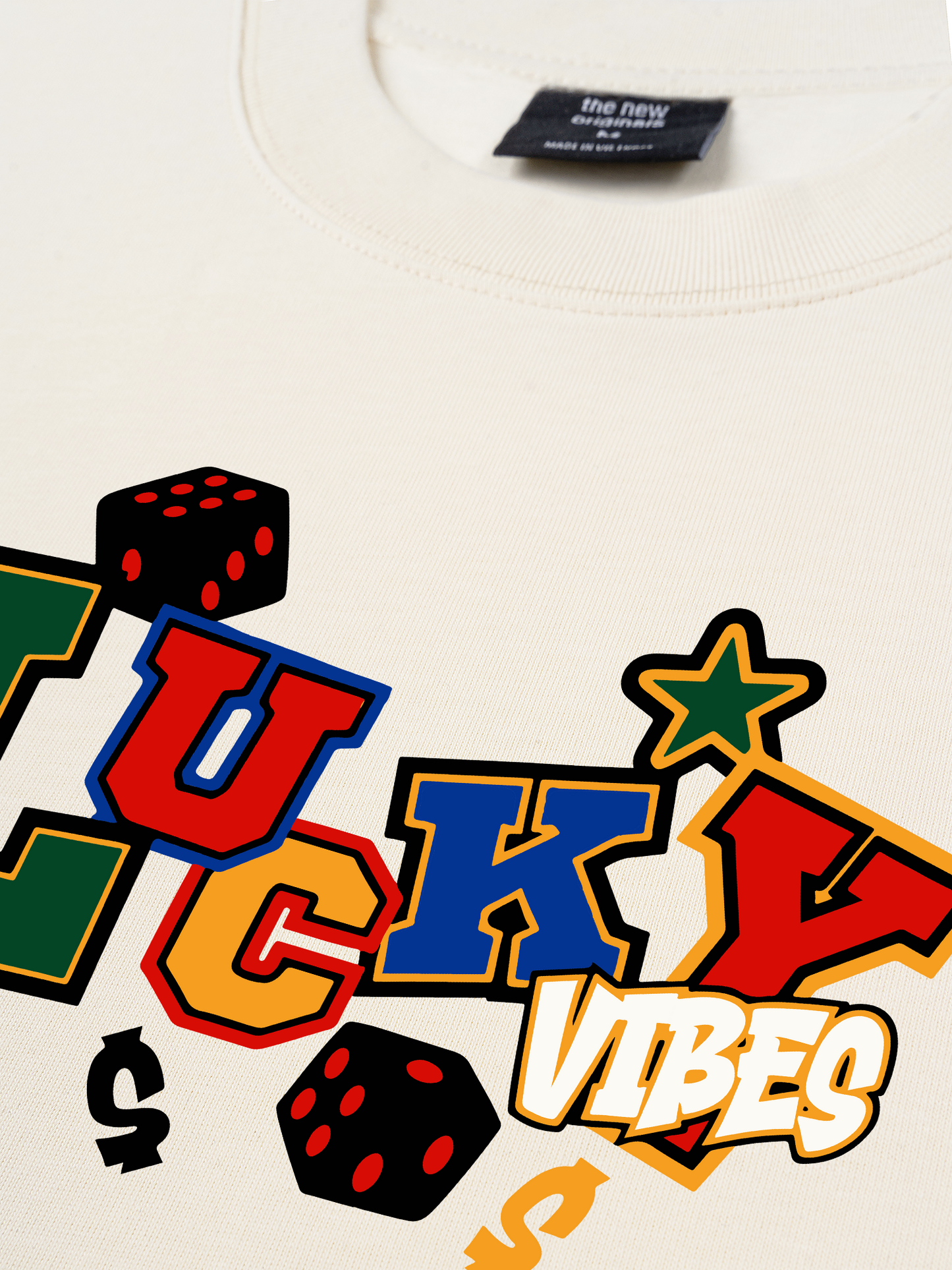 Áo Thun Relaxed Fit Lucky Vibes