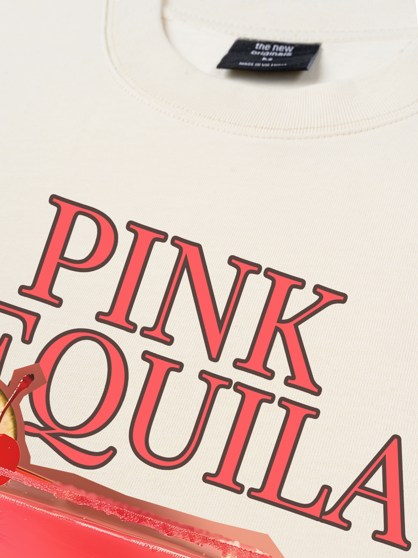 Áo Thun Relaxed Fit Fresh Pink Tequila