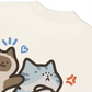 Áo Thun Relaxed Fit Angry Luv Cat Couple