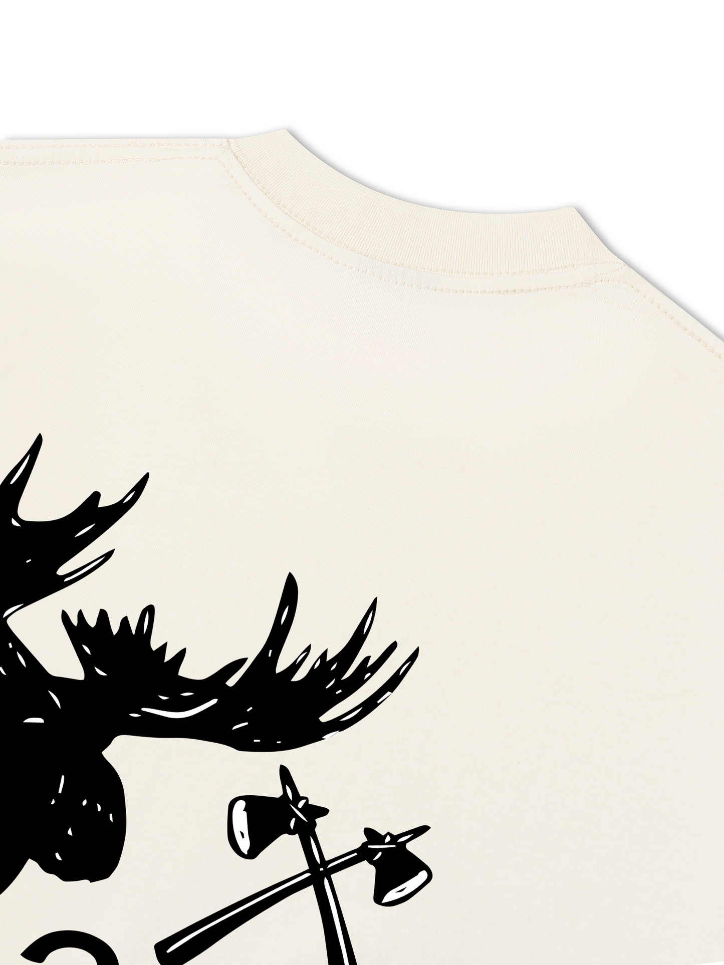 Áo Thun Relaxed Fit Moose Born To Be Wild