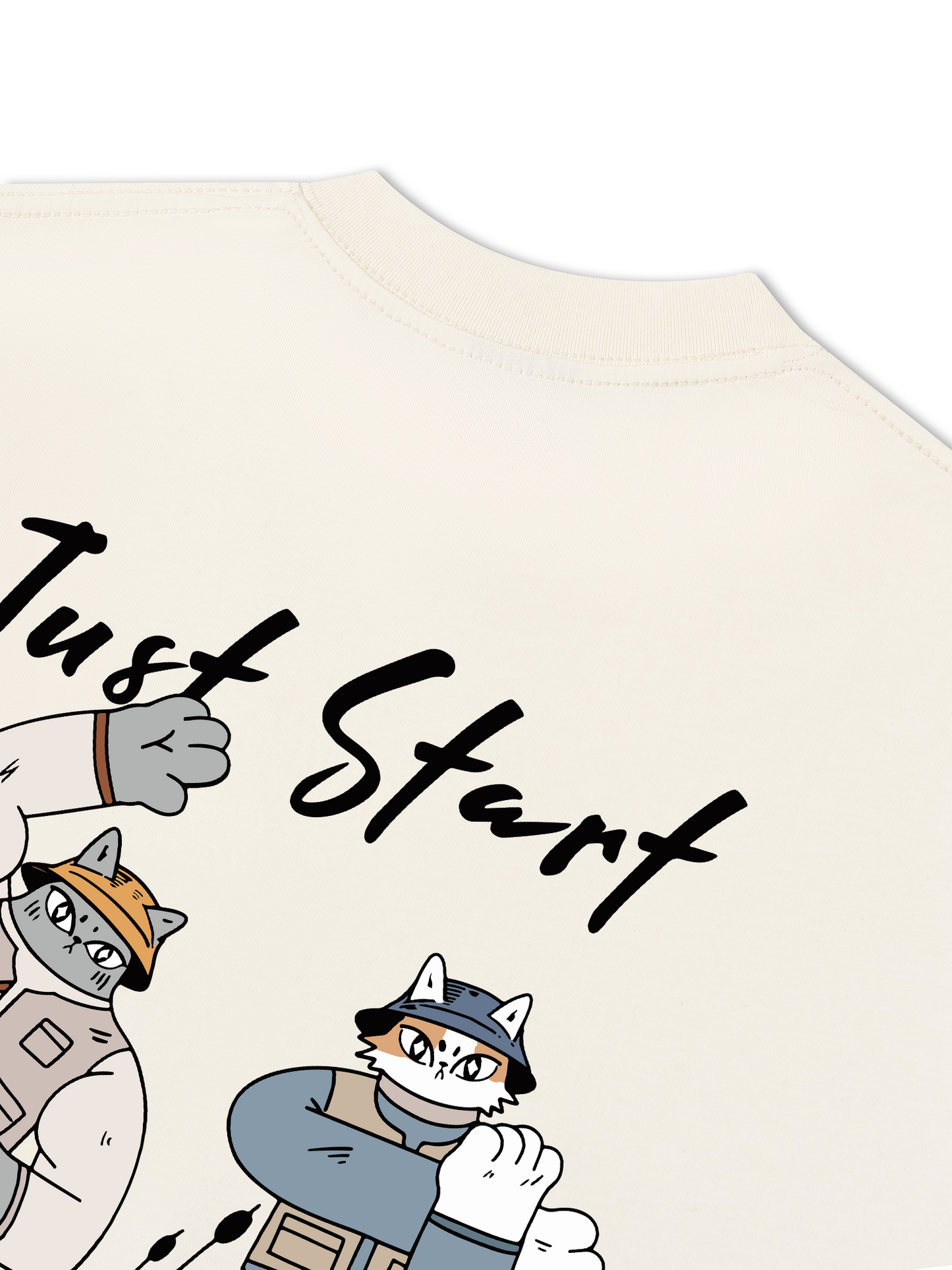 Áo Thun Relaxed Fit Just Start