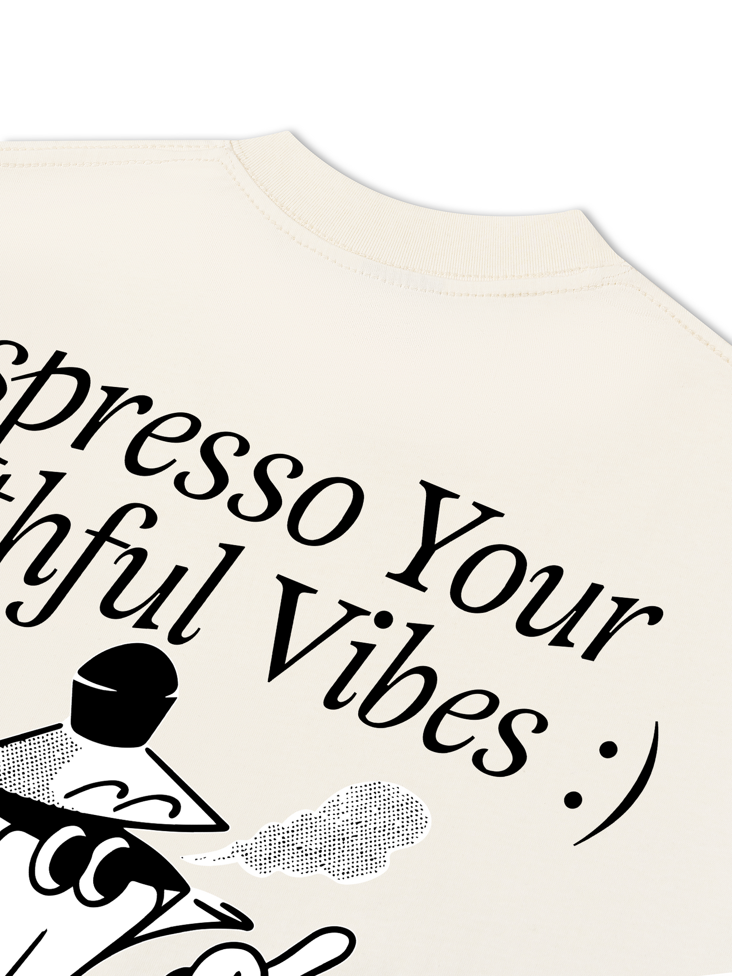 Áo Thun Relaxed Fit Espresso Your Youthful Vibes