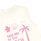 Áo Ba Lỗ Relaxed Fit Take Me To The Beach Pink