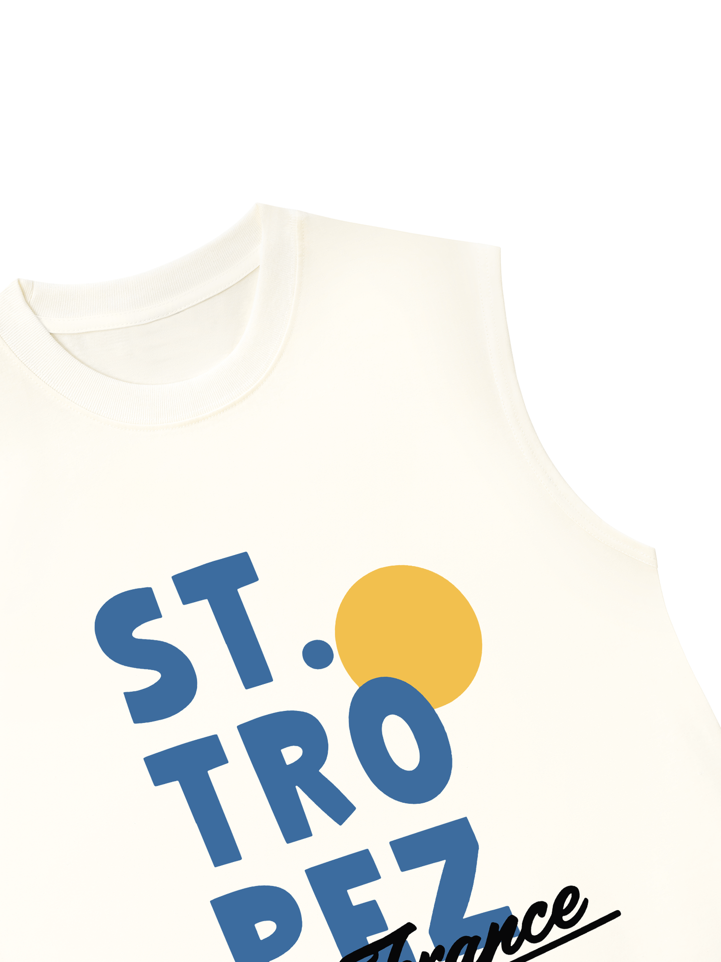 Áo Ba Lỗ Relaxed Fit ST Tropez France