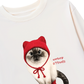 Áo Thun Dài Tay Working O'ttreats Red Meow