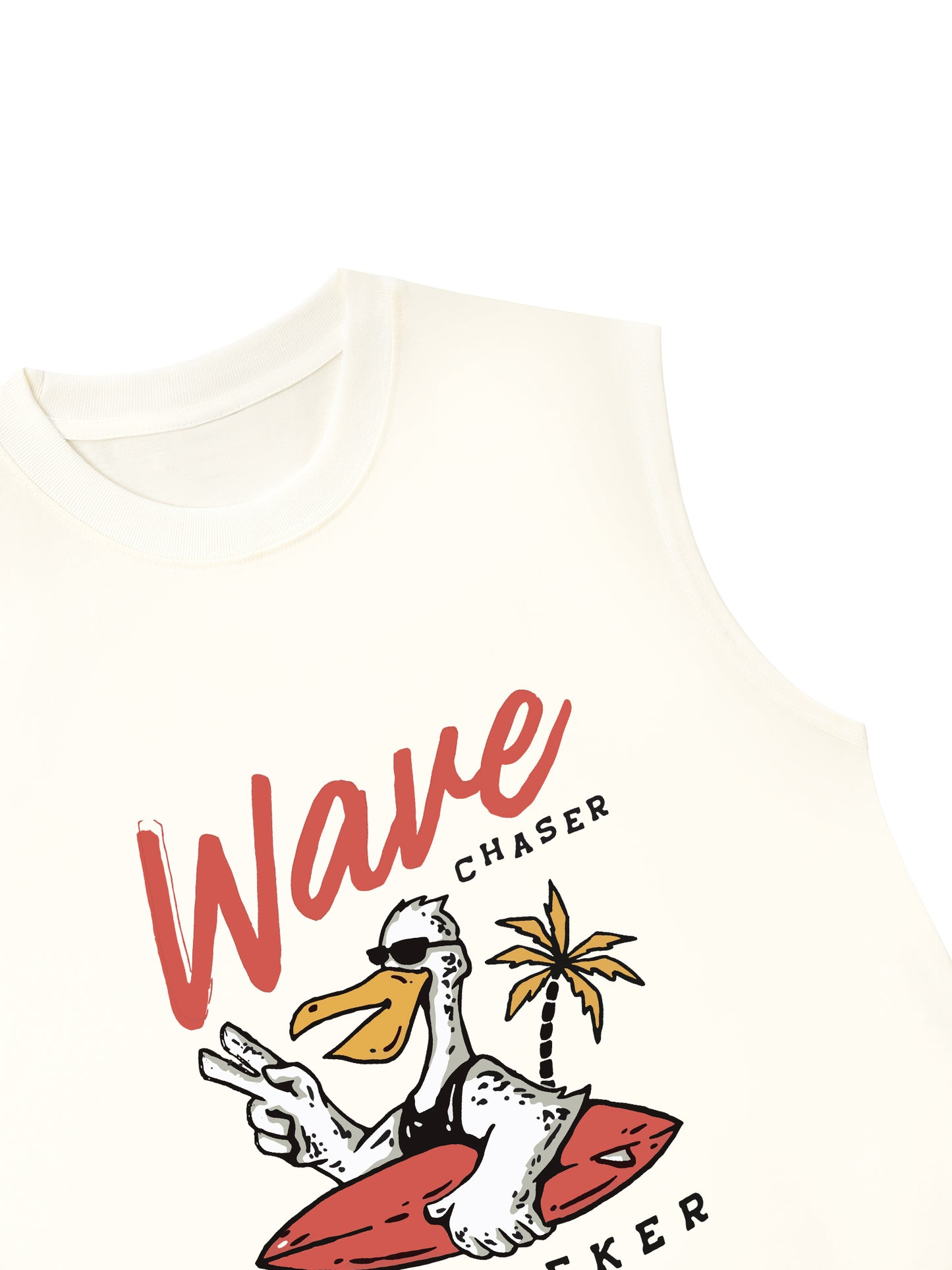 Áo Ba Lỗ Relaxed Fit Ocean Duck Waves