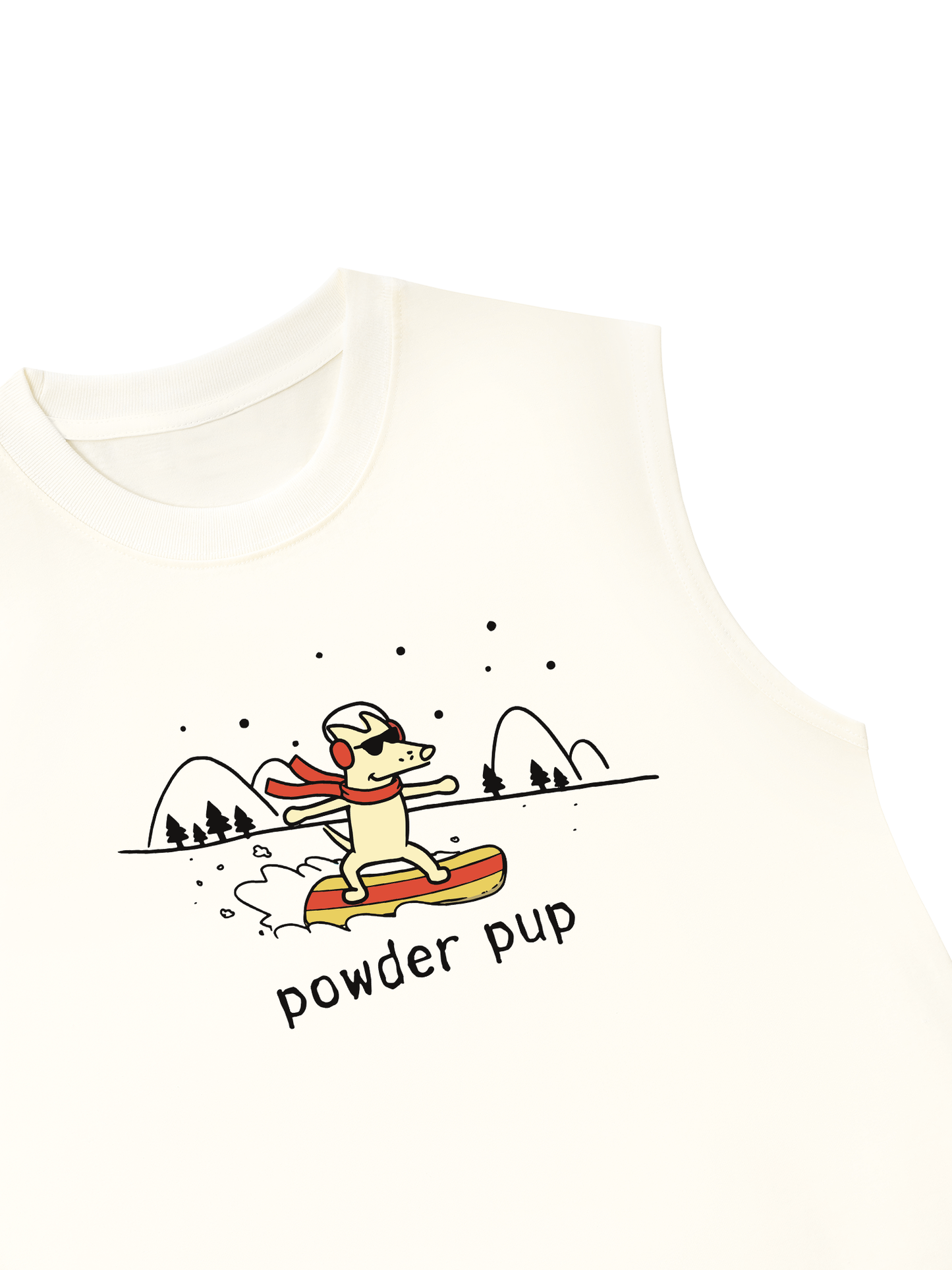 Áo Ba Lỗ Relaxed Fit Go Outside Powder Pup