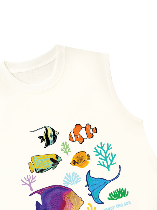 Áo Ba Lỗ Relaxed Fit Under The Sea