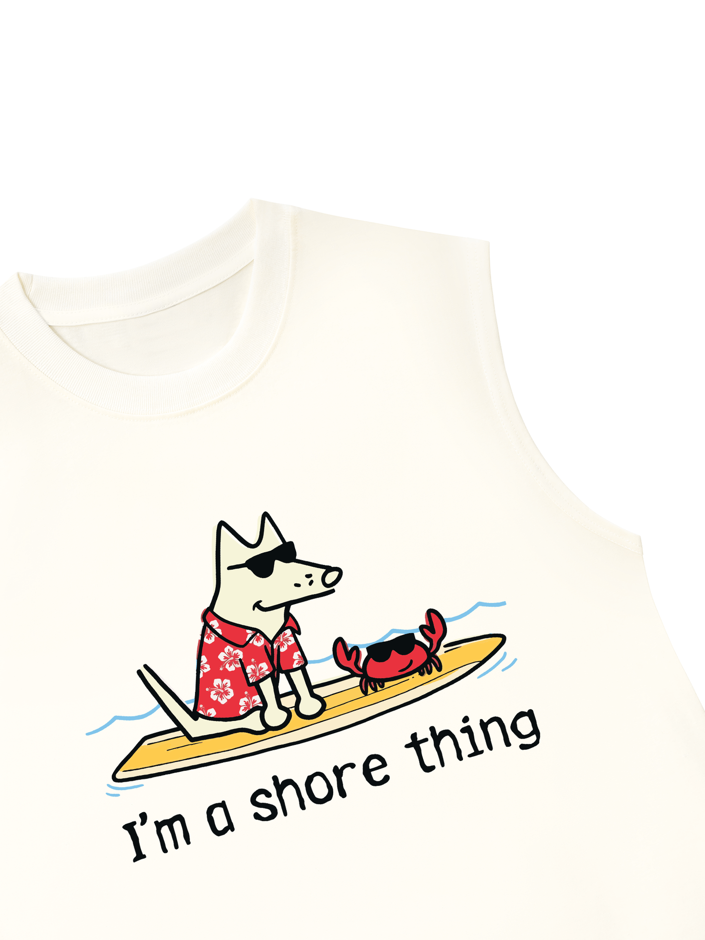Áo Ba Lỗ Relaxed Fit Go Outside I_m A Shore Thing