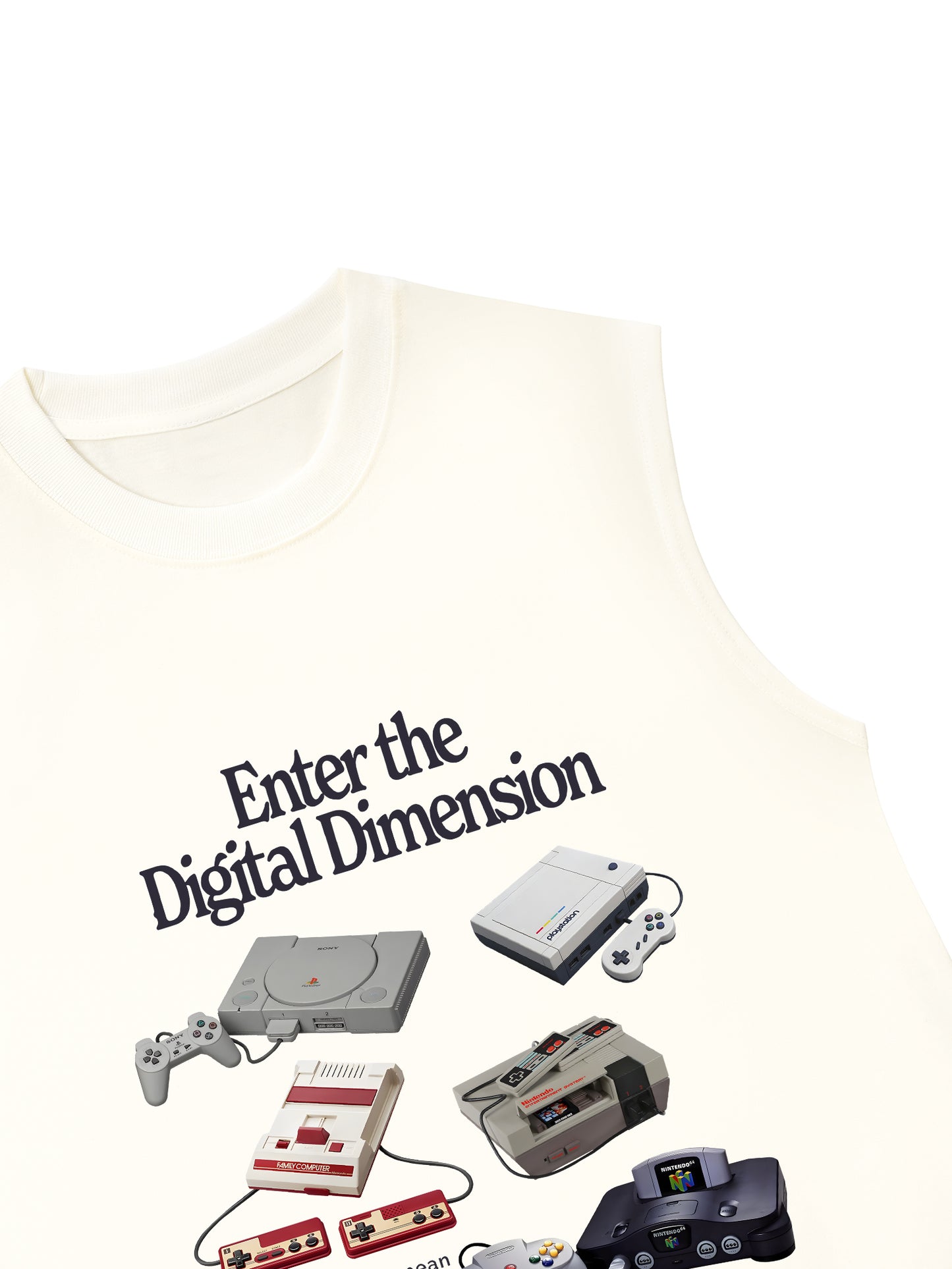 Áo Ba Lỗ Relaxed Fit Enter The Digital Dimension
