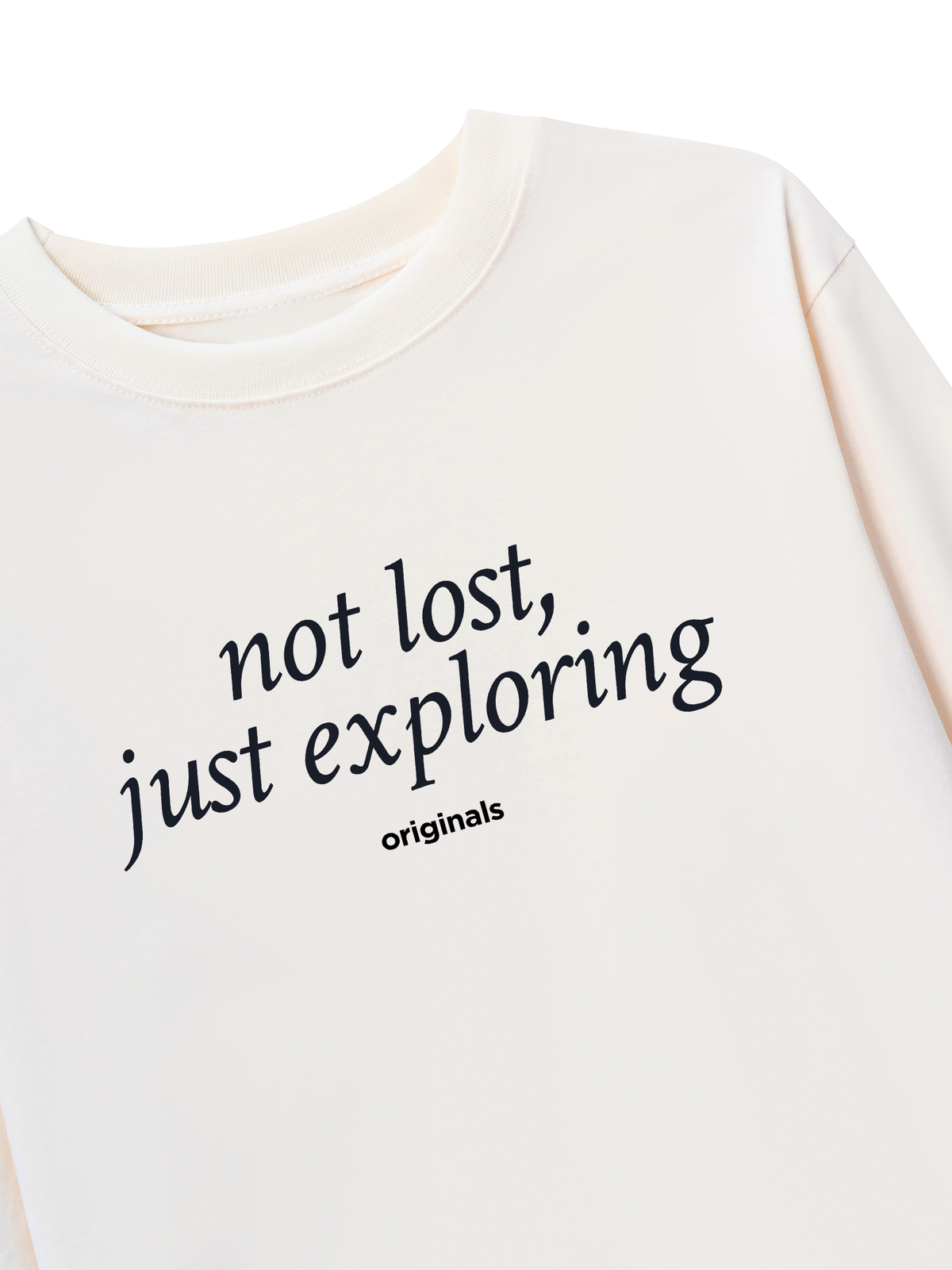 Áo Thun Dài Tay Not Lost Just Exporing