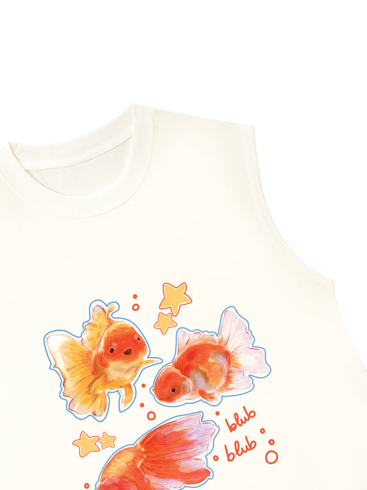 Áo Ba Lỗ Relaxed Fit Blub Blub