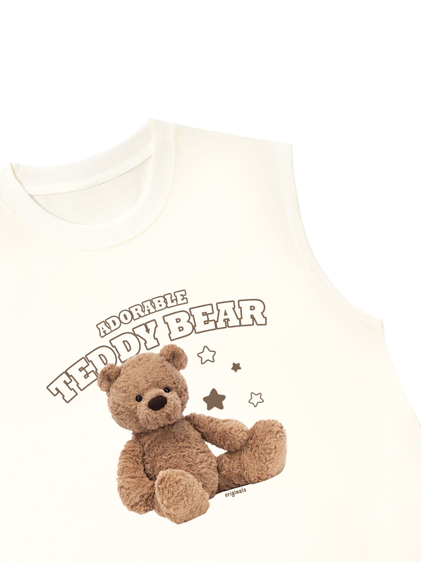 Áo Ba Lỗ Relaxed Fit Teddy Land Adorable Teddy Bear