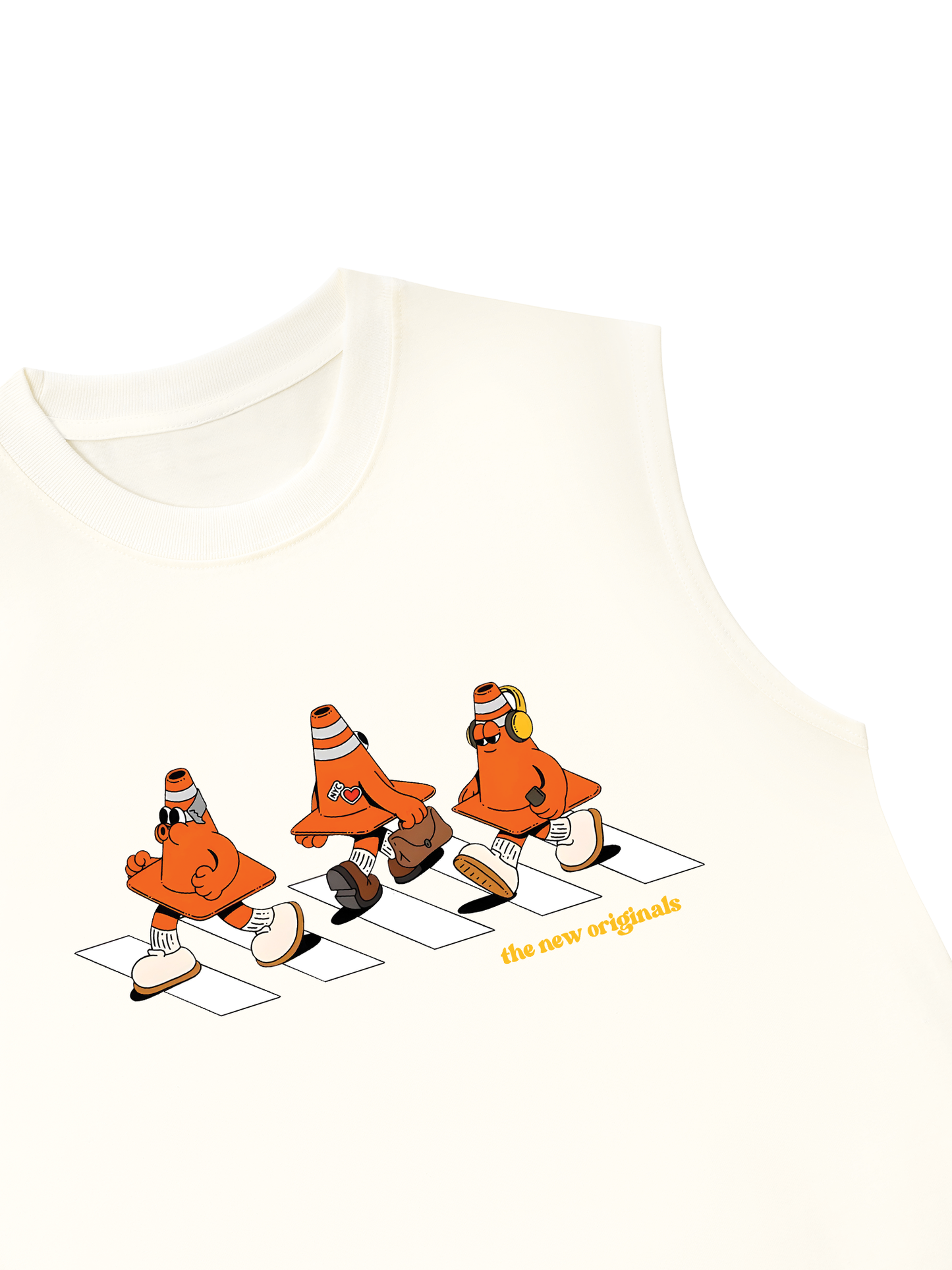 Áo Ba Lỗ Relaxed Fit Go Go Go