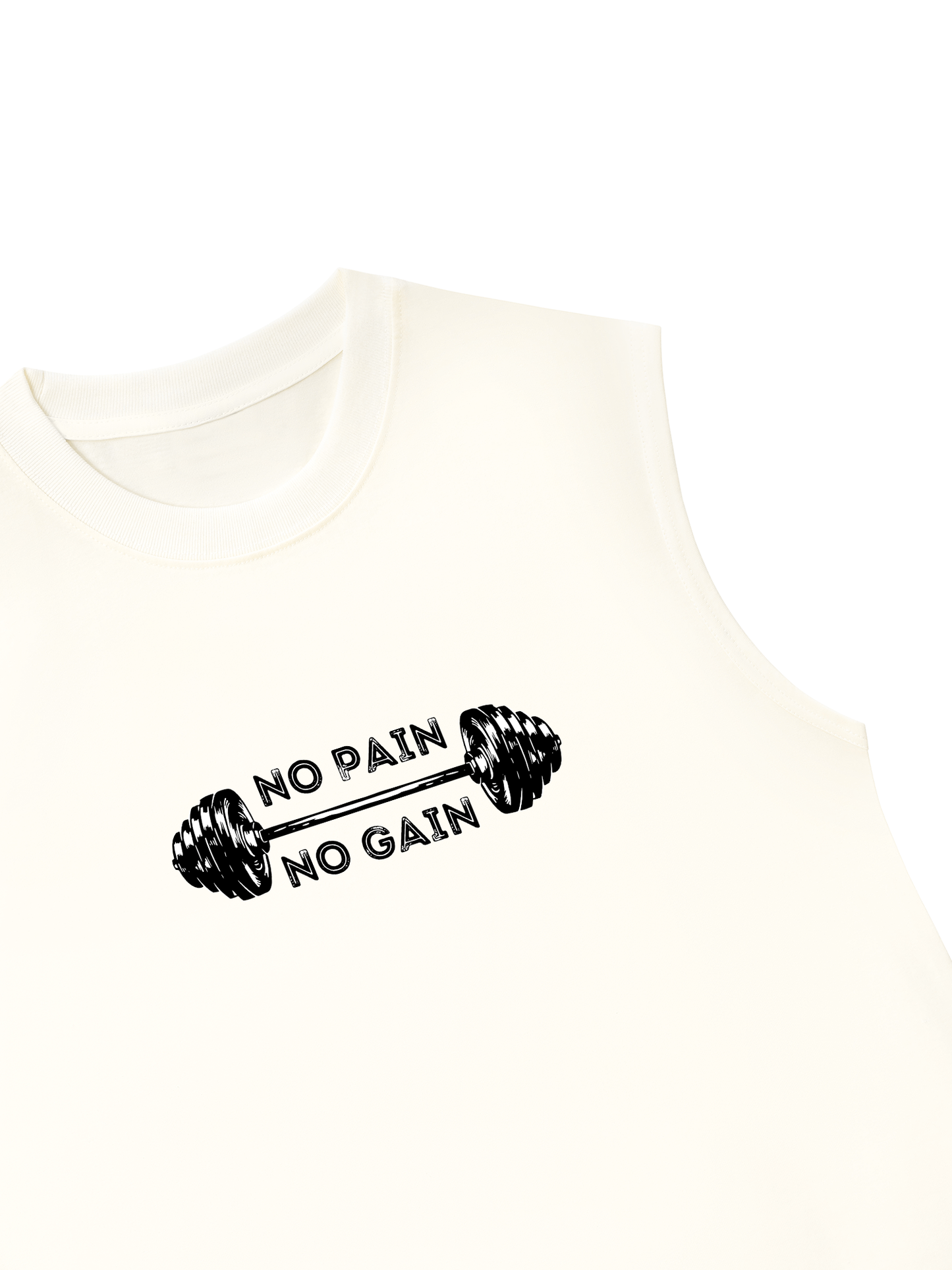 Áo Ba Lỗ Relaxed Fit No Pain No Gain