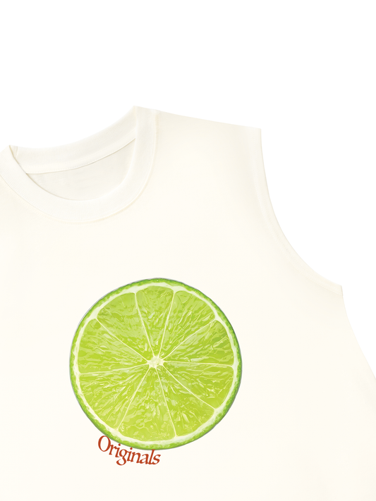 Áo Ba Lỗ Relaxed Fit Summer Vibes Lemon