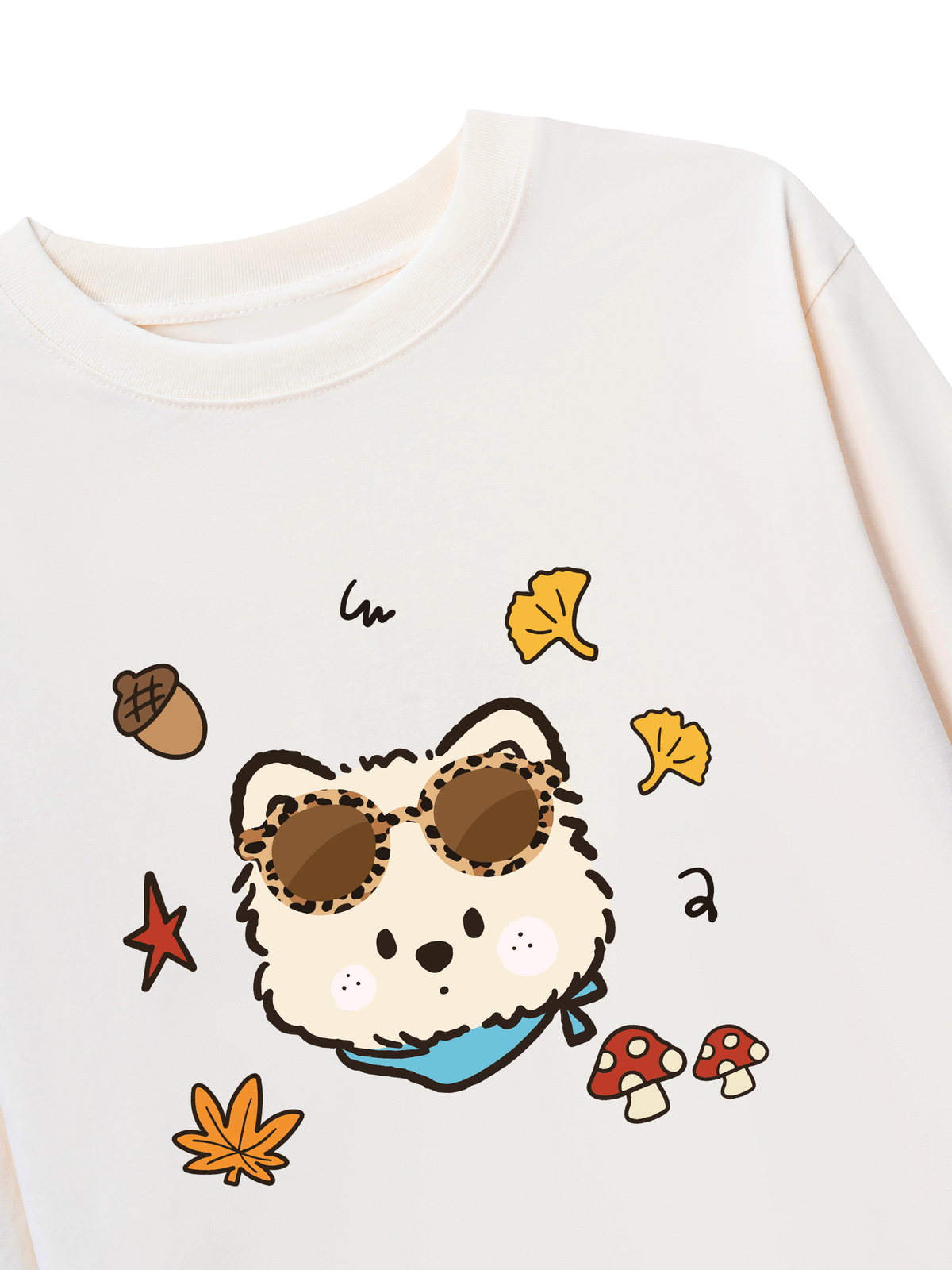 Áo Thun Dài Tay  Puppy Autumn Vibes