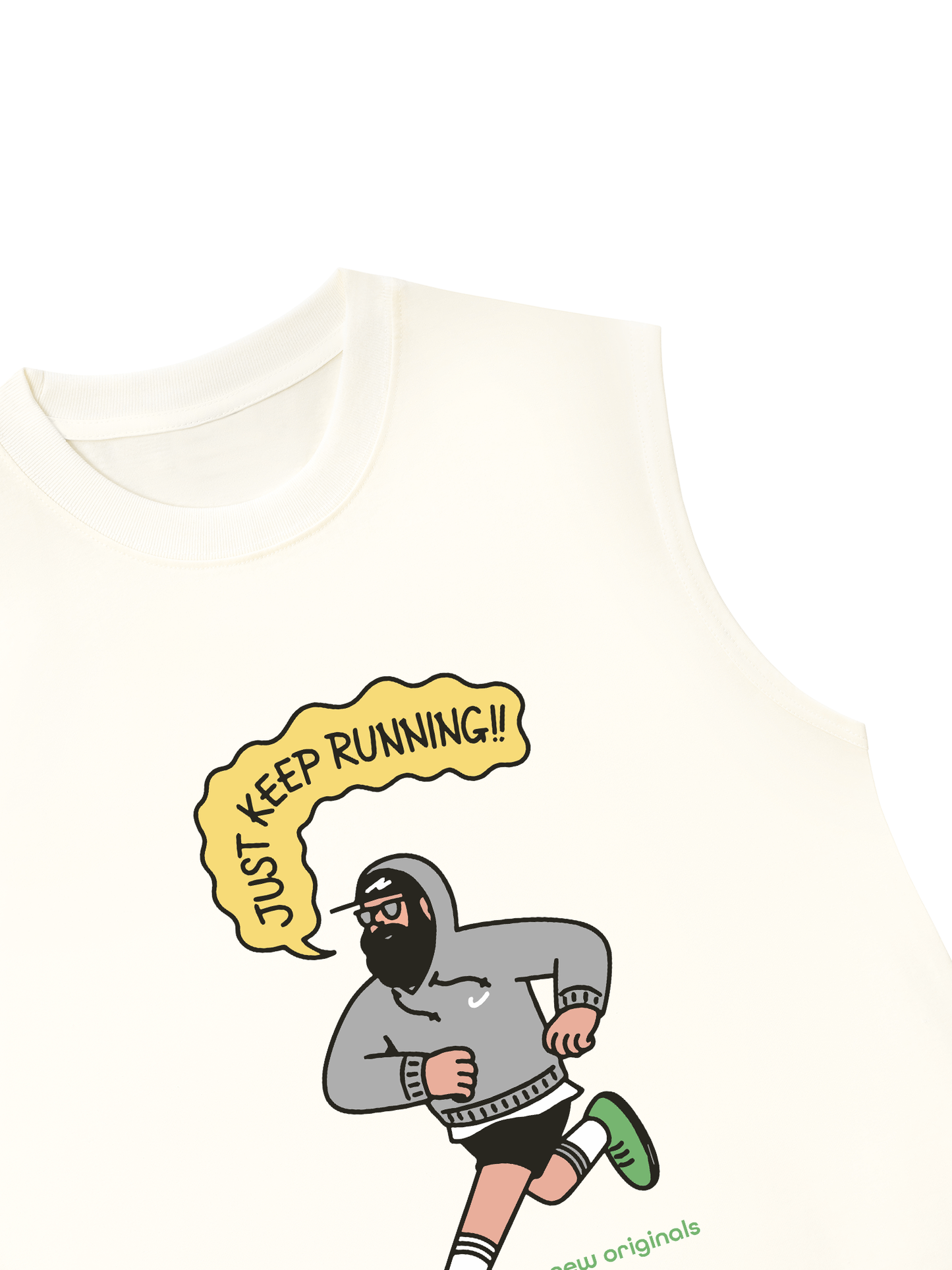 Áo Ba Lỗ Relaxed Fit Just Keep Running