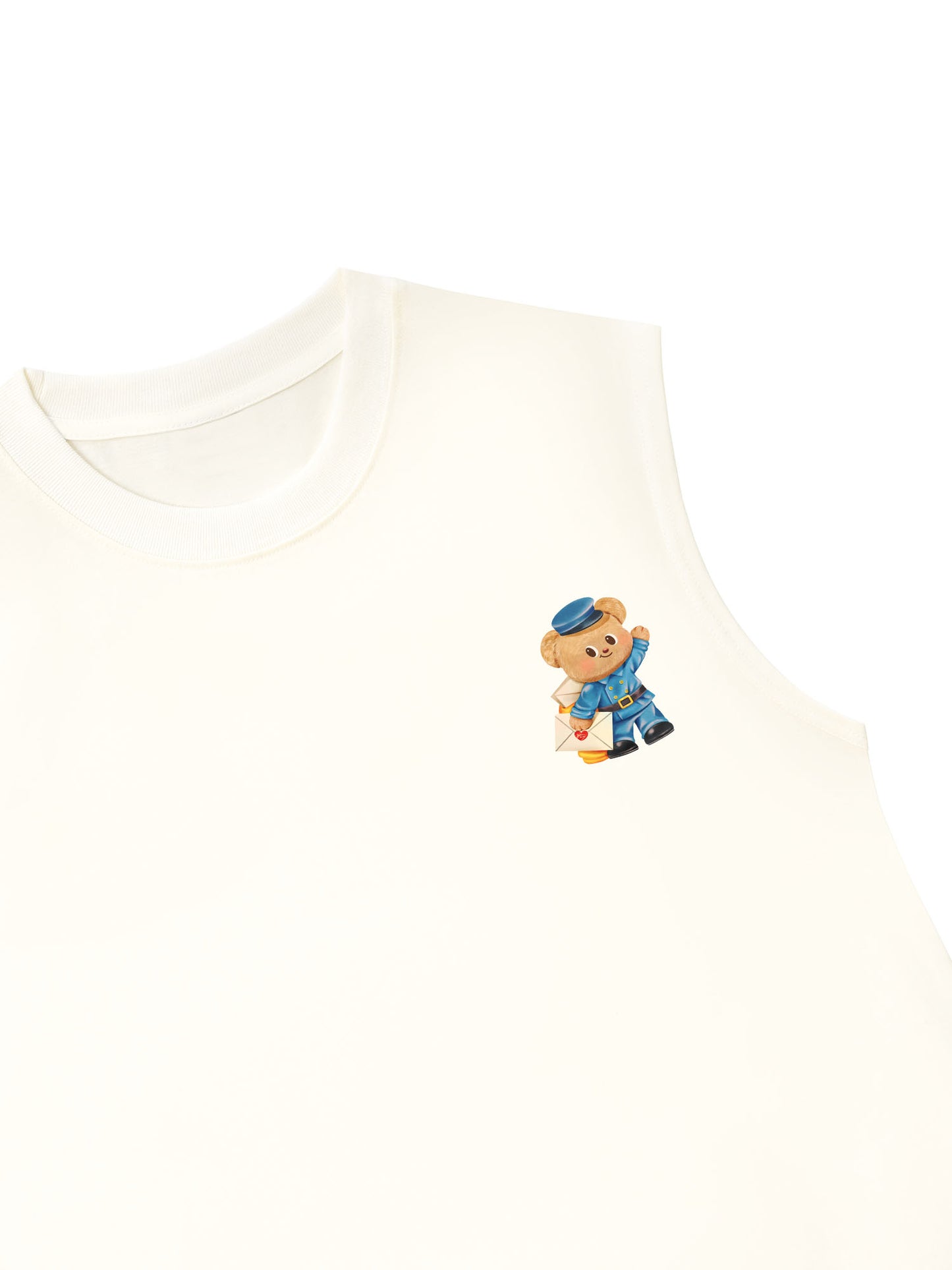 Áo Ba Lỗ Relaxed Fit Butterbear Postman