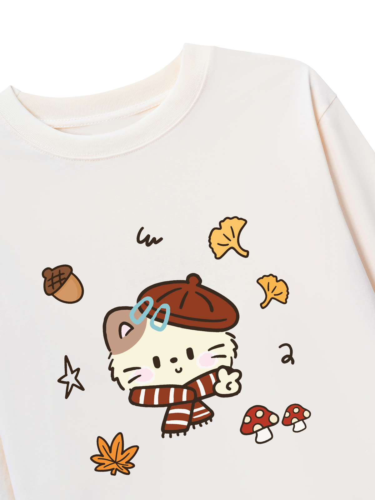 Áo Thun Dài Tay Meow Autumn Vibes