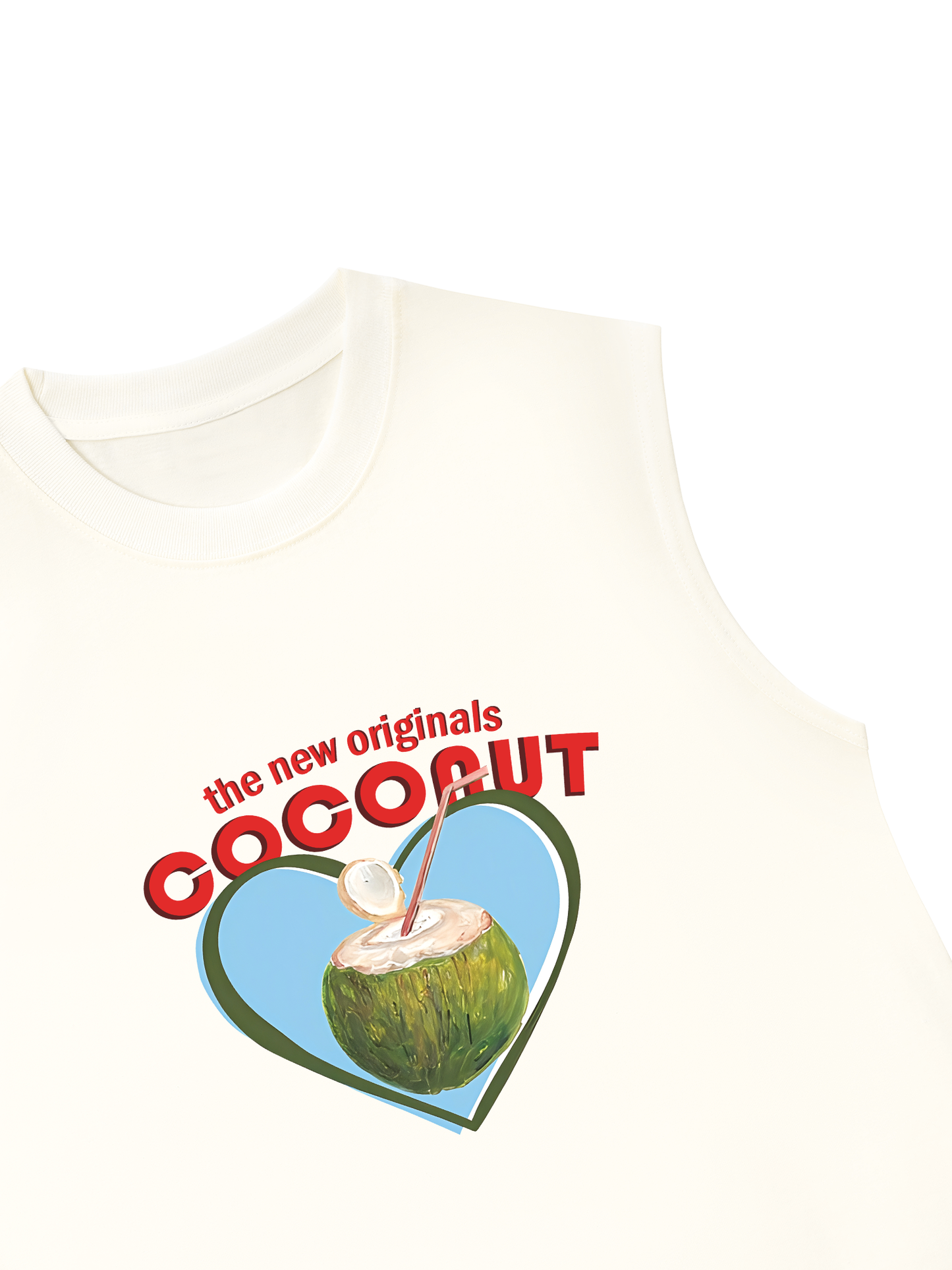 Áo Ba Lỗ Relaxed Fit Summer Vibes Coconut