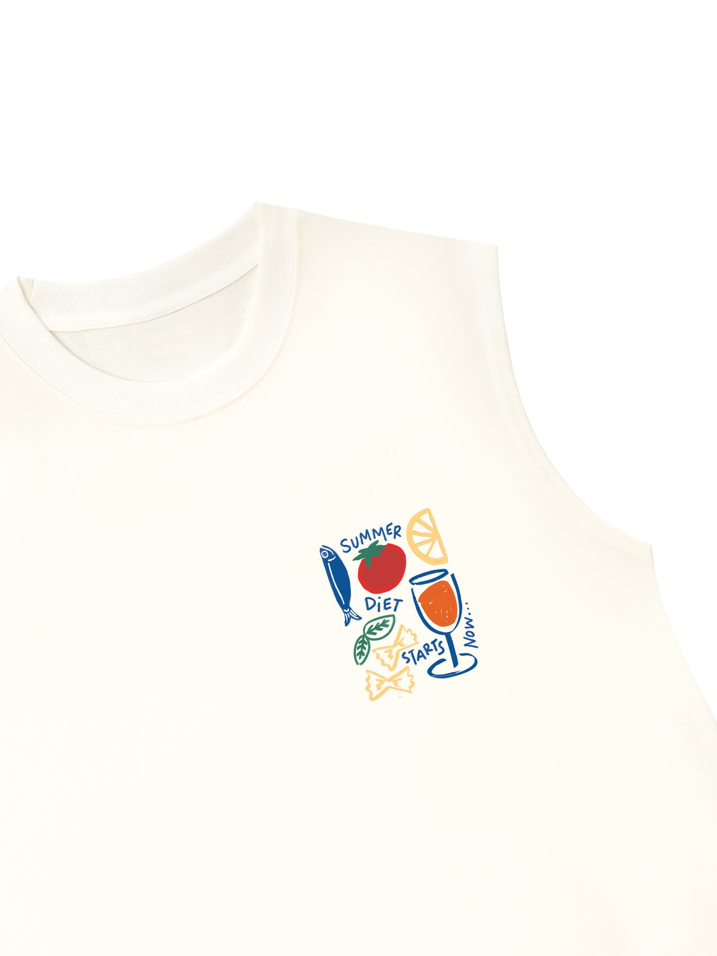 Áo Ba Lỗ Relaxed Fit Ocean Summer Start Now
