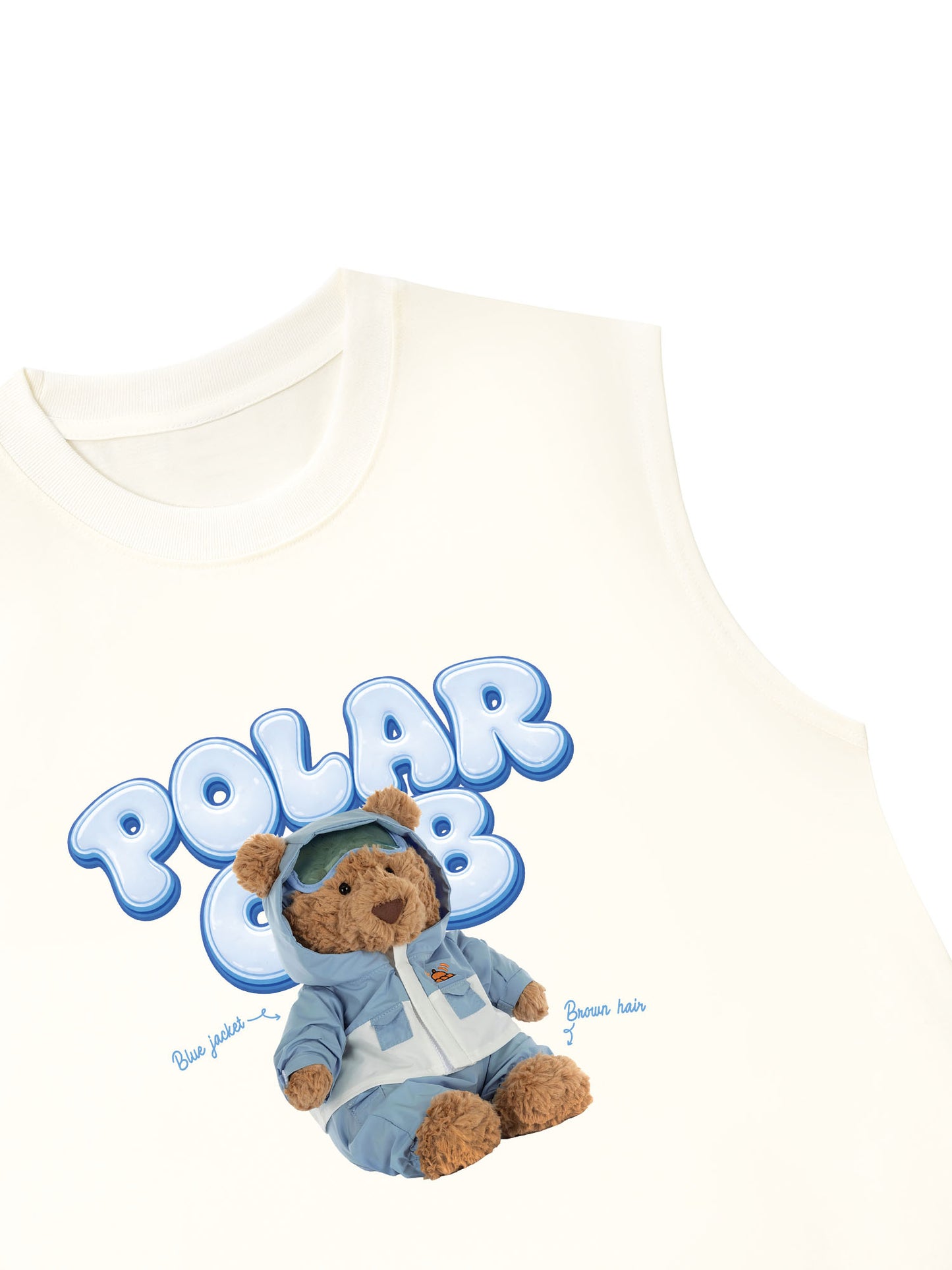 Áo Ba Lỗ Relaxed Fit Teddy Land Solar Cub