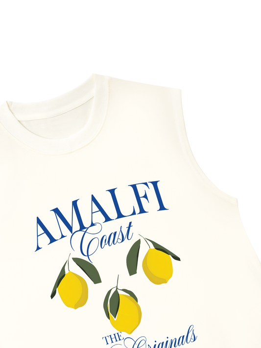 Áo Ba Lỗ Relaxed Fit Summer Vibes Amalfi Coast