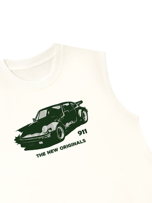 Áo Ba Lỗ Relaxed Fit 911 Car